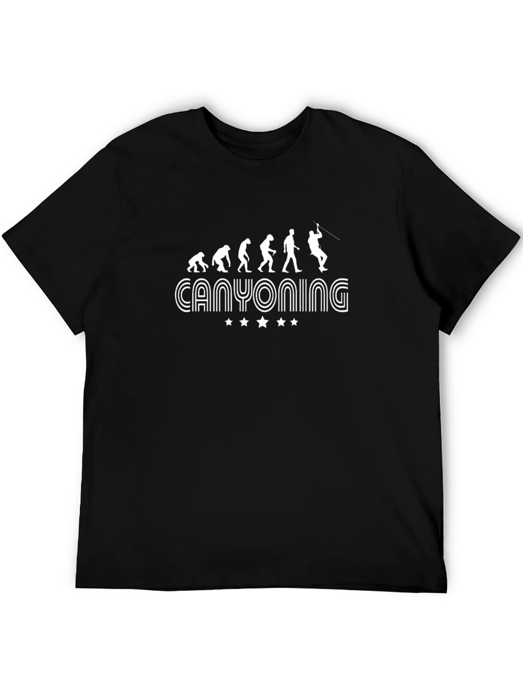 Canyoning Evolution Graphic T-Shirt - Black