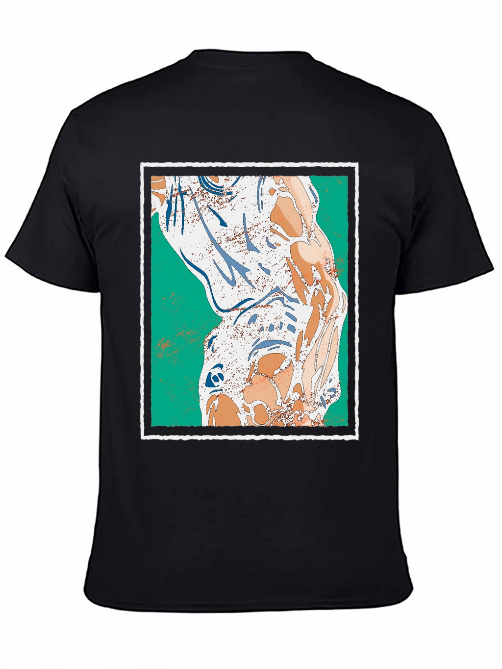 Abstract Art Graphic Print Tee