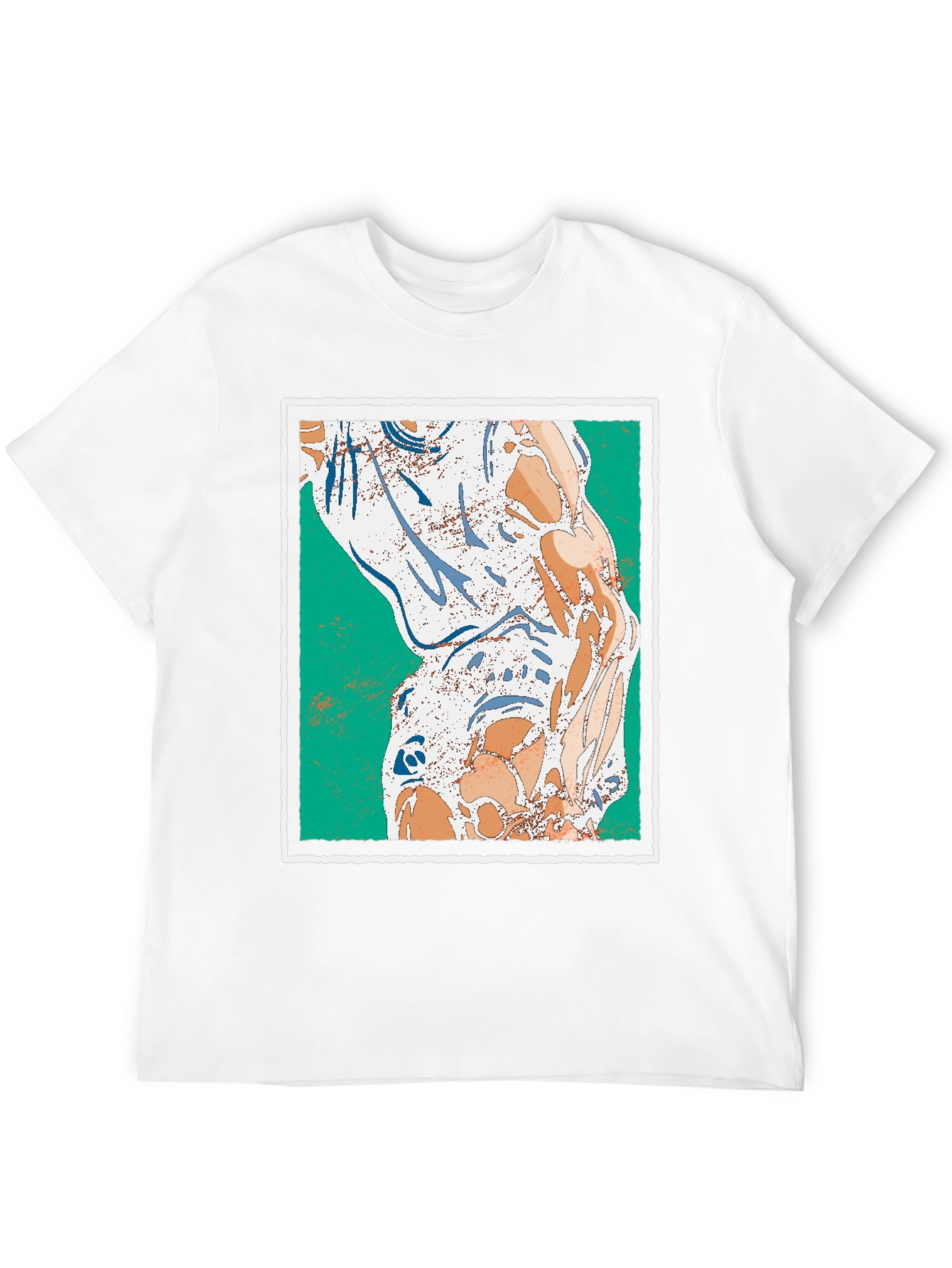 Abstract Art Graphic Print Tee