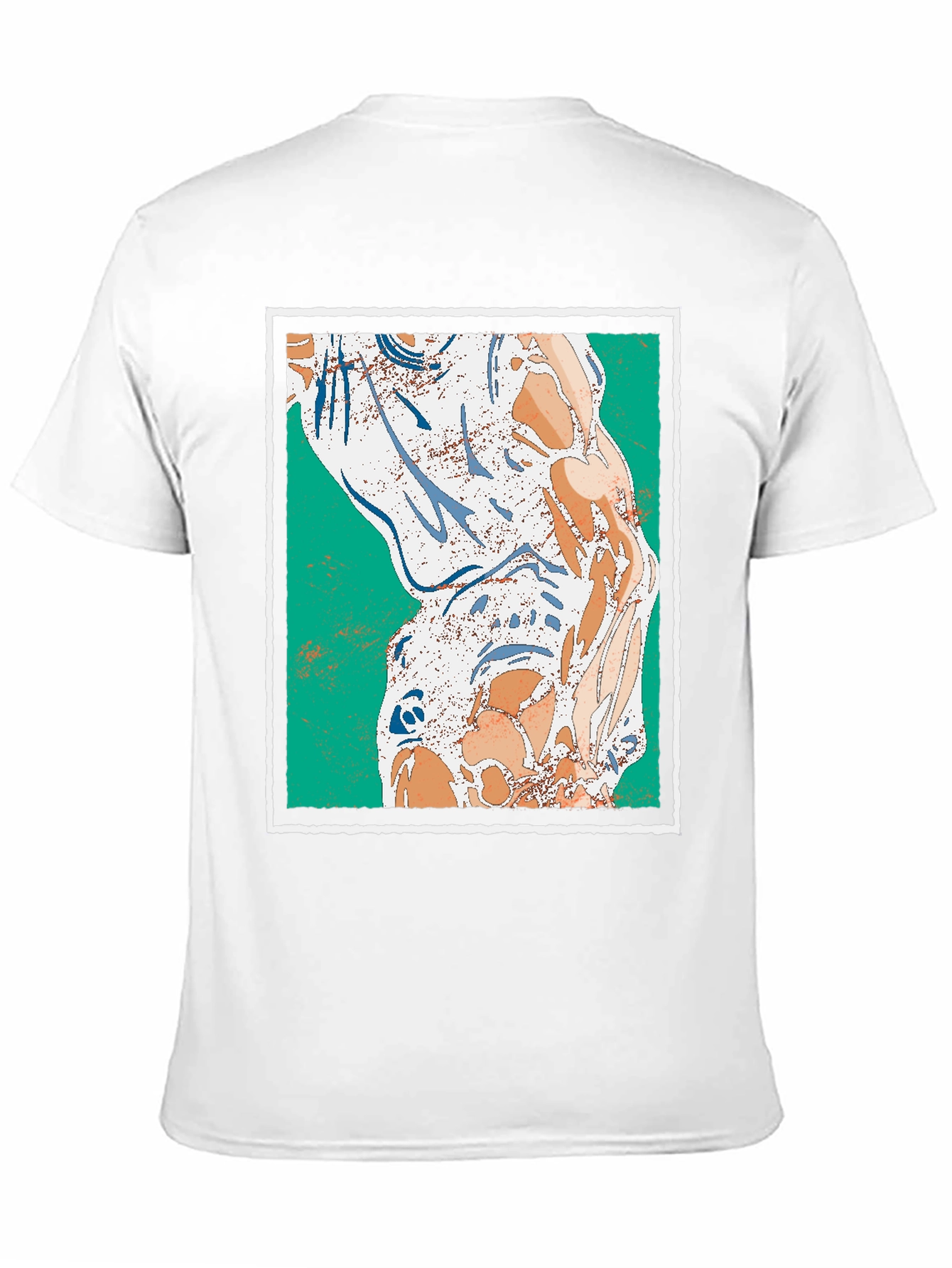 Abstract Art Graphic Print Tee