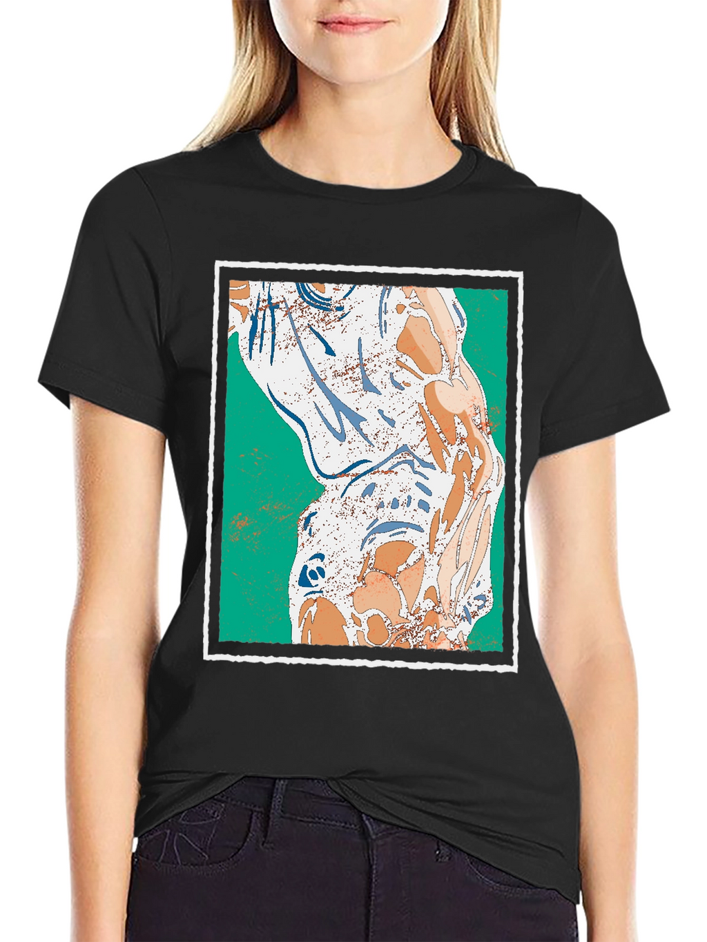 Abstract Art Graphic Print Tee