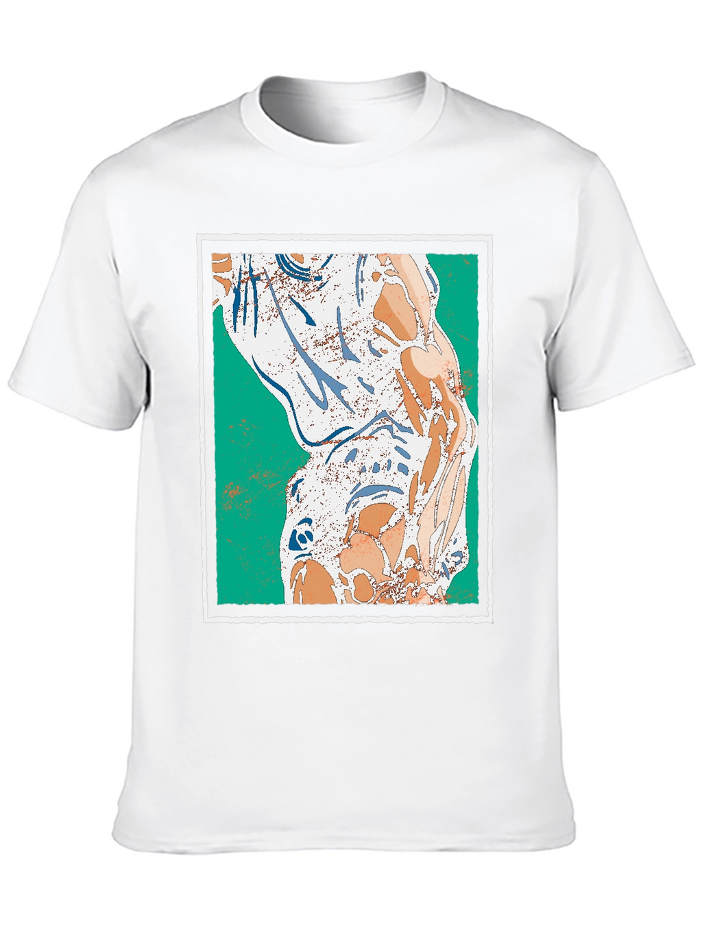 Abstract Art Graphic Print Tee
