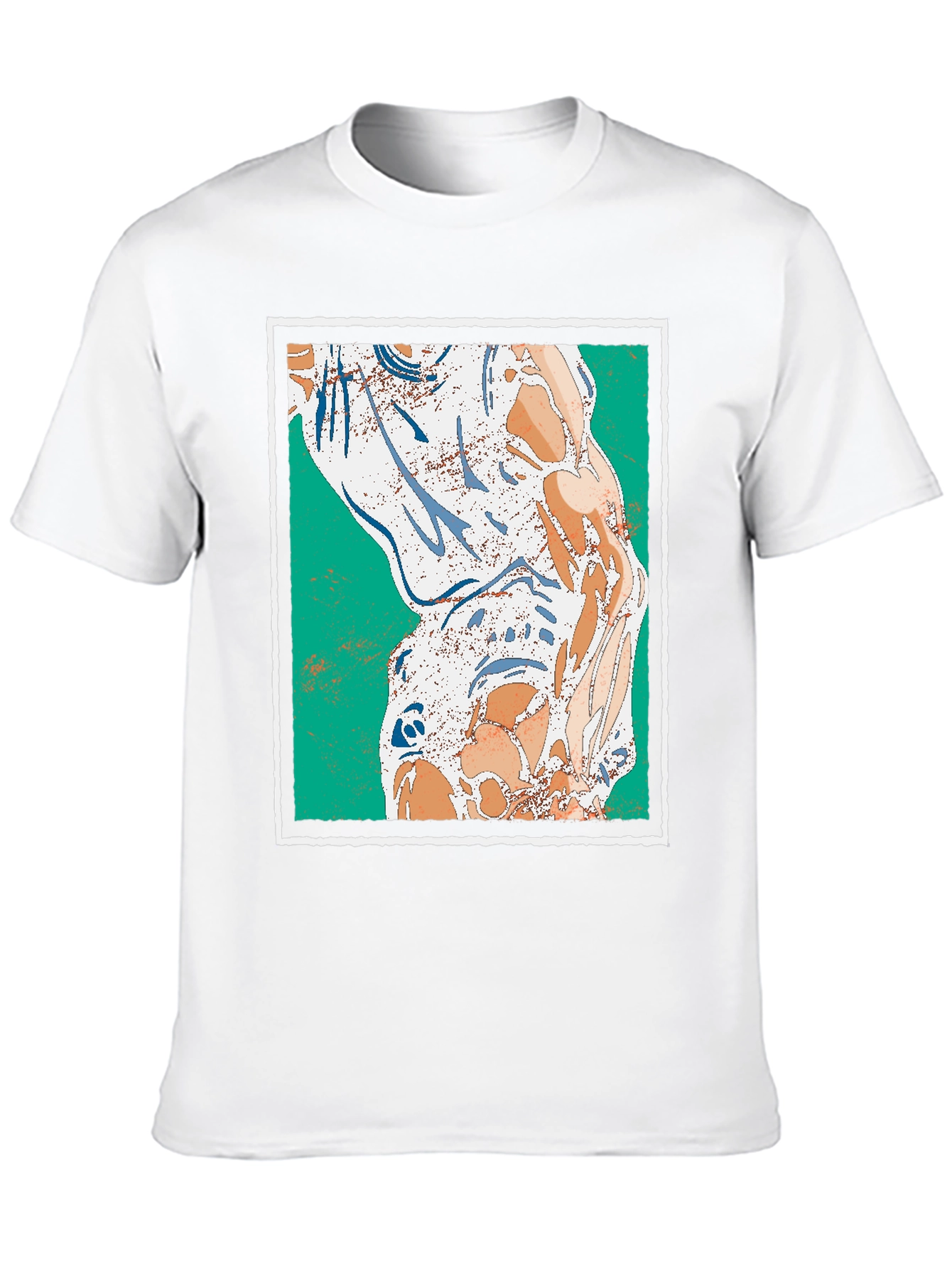 Abstract Art Graphic Print Tee