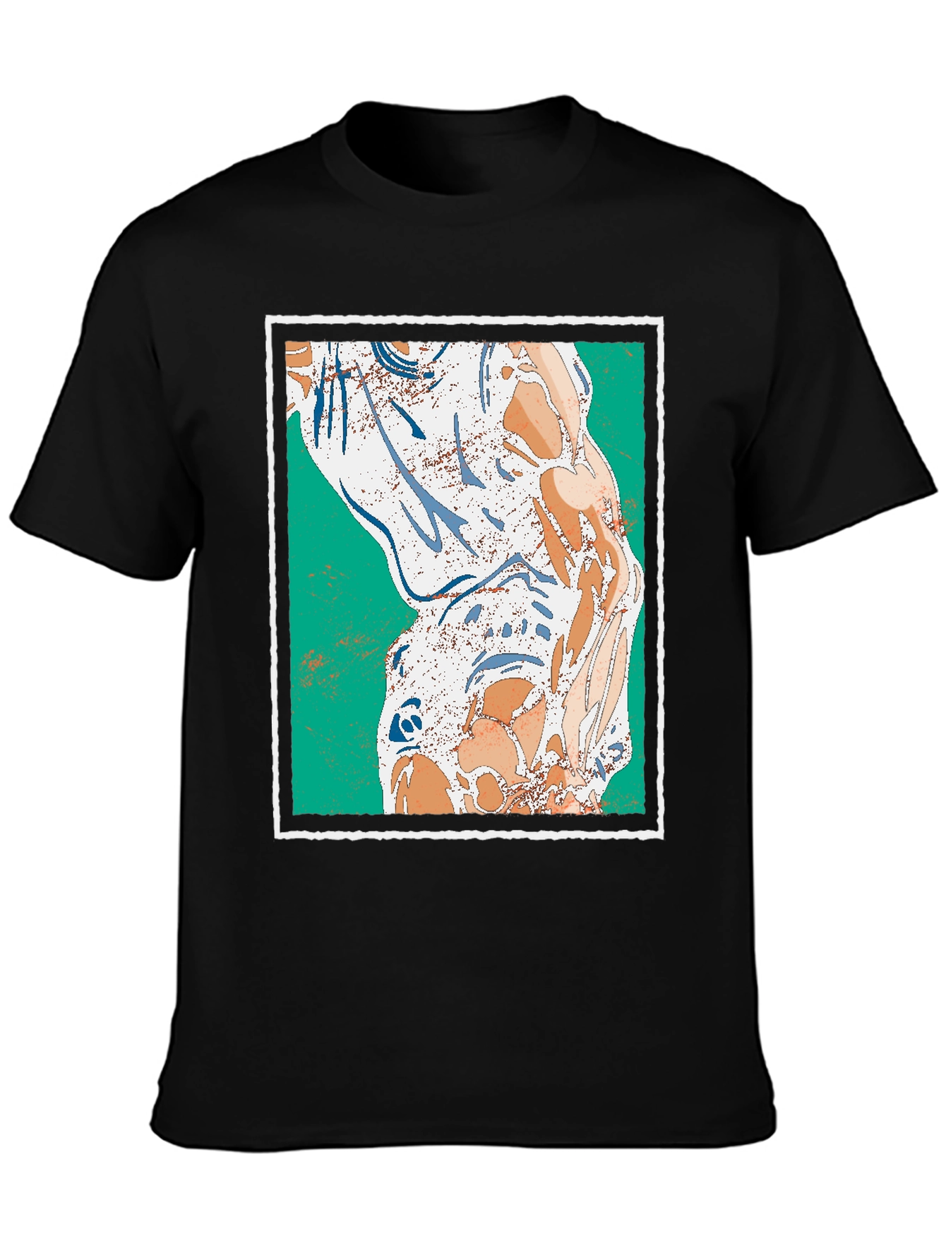 Abstract Art Graphic Print Tee