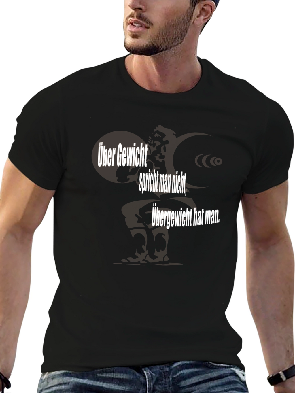 Über Gewicht T-Shirt - German Slogan Tee