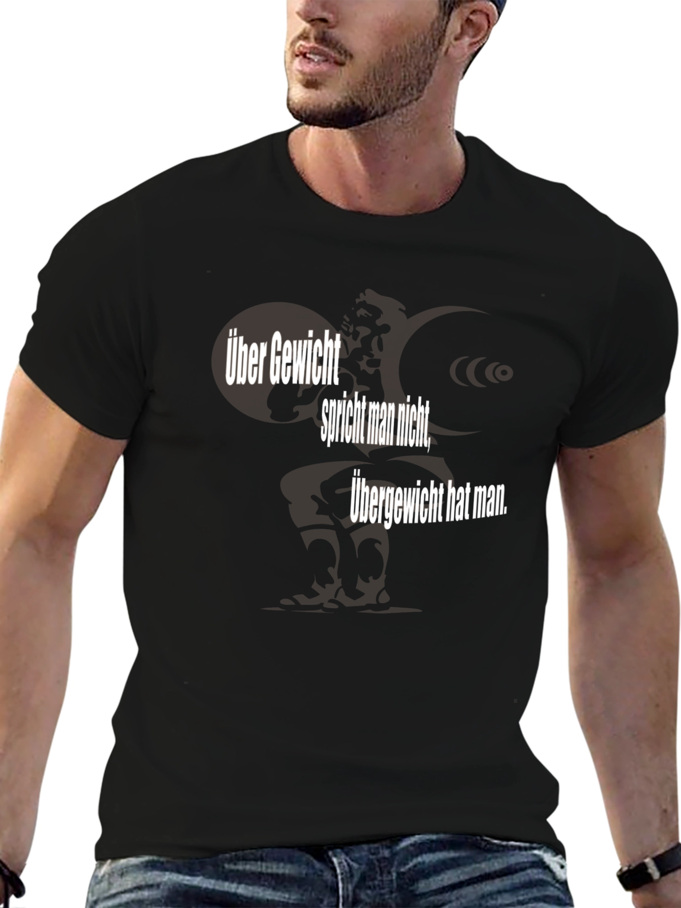 Über Gewicht T-Shirt - German Slogan Tee