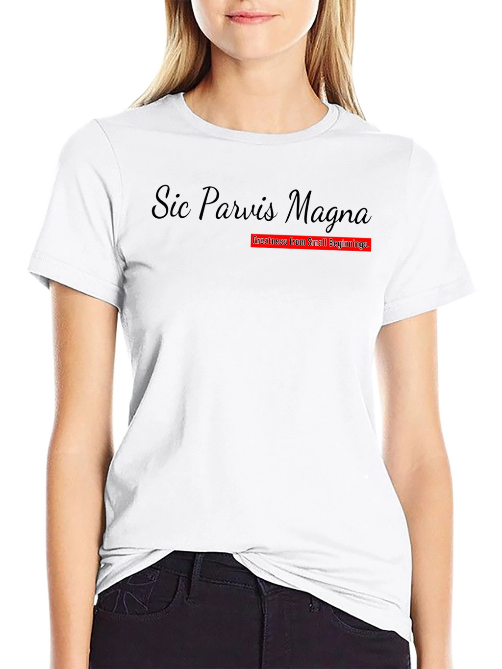 Sic Parvis Magna Graphic T-Shirt