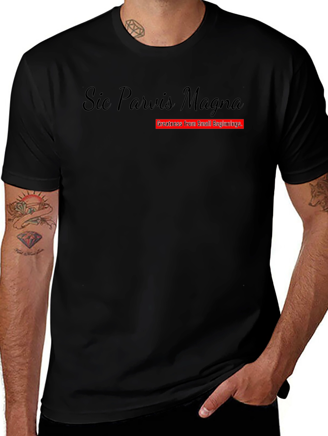 Sic Parvis Magna Graphic T-Shirt