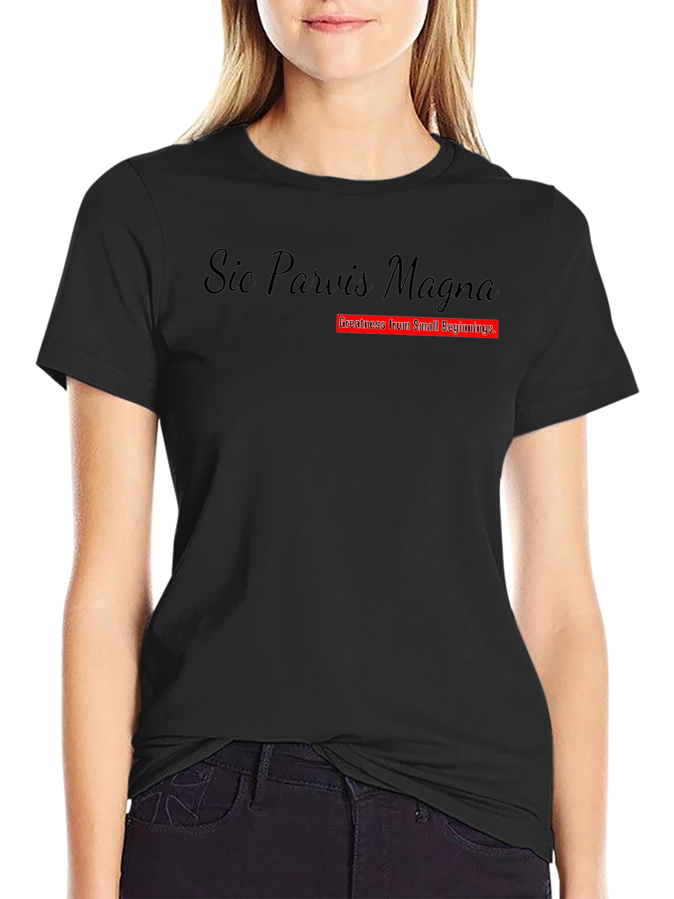 Sic Parvis Magna Graphic T-Shirt