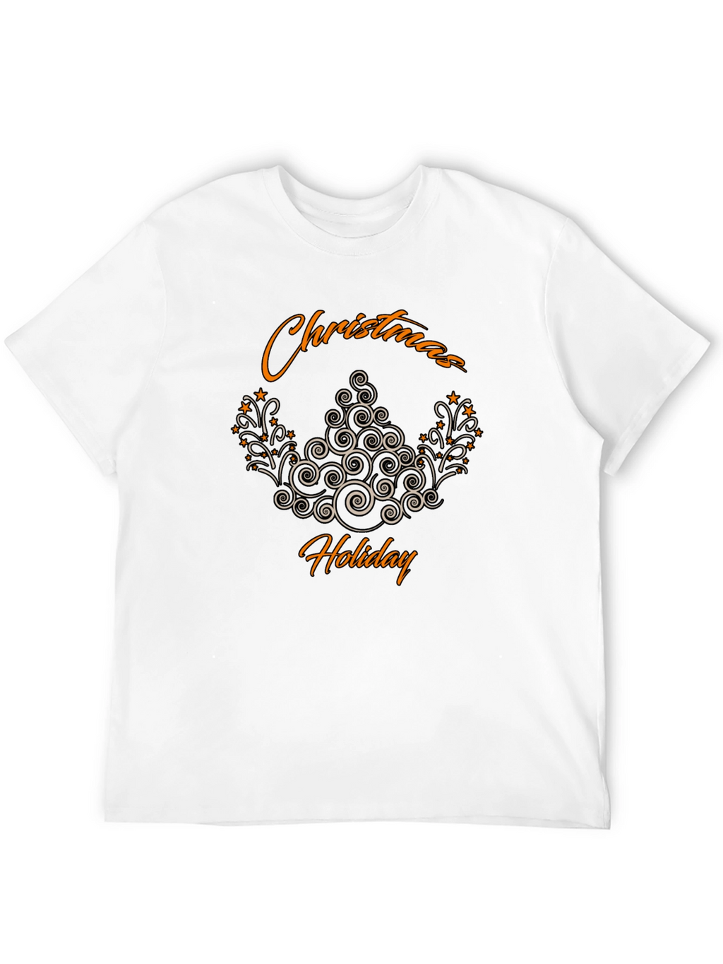 Christmas Holiday Black T-Shirt