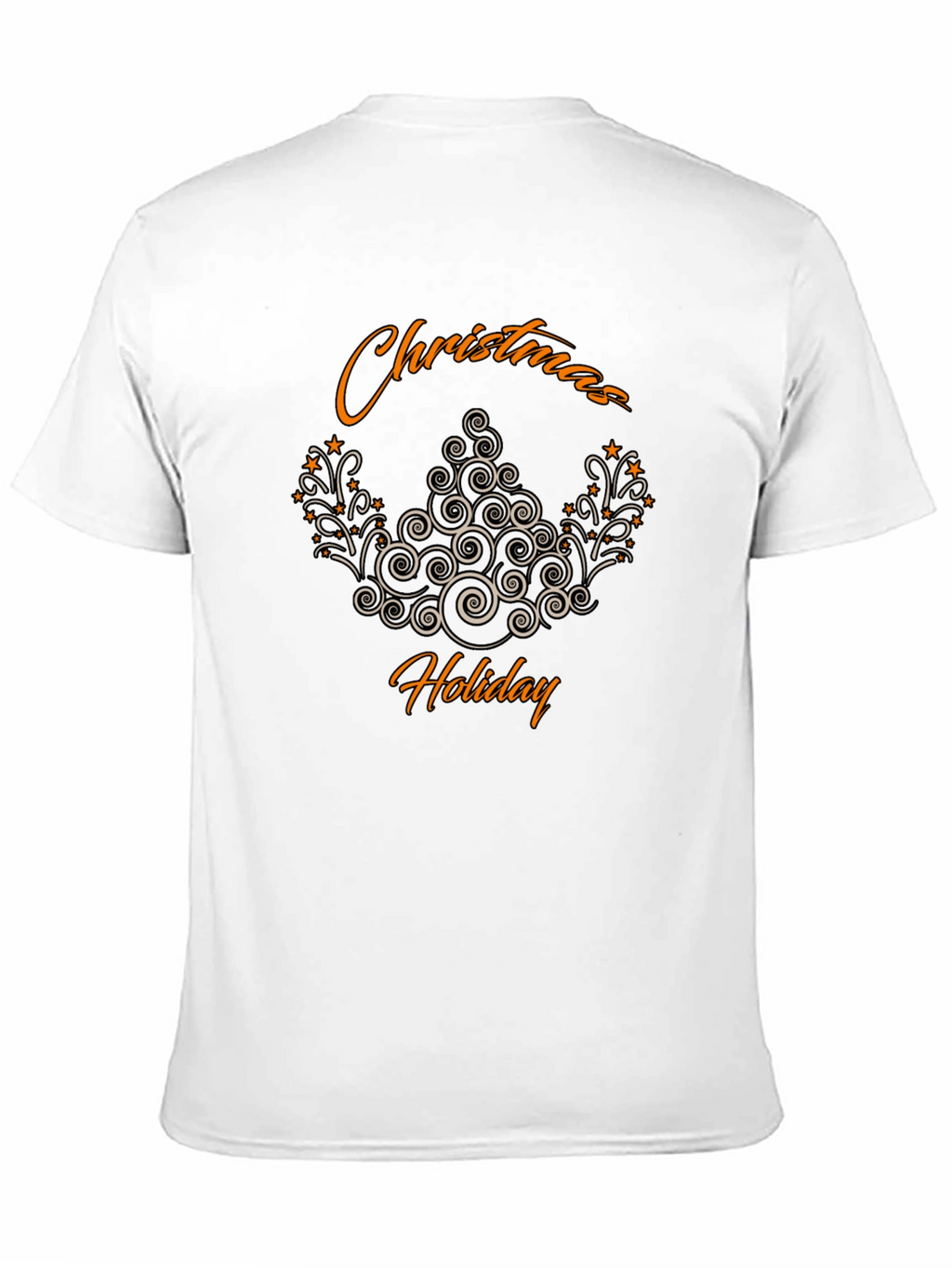 Christmas Holiday Black T-Shirt