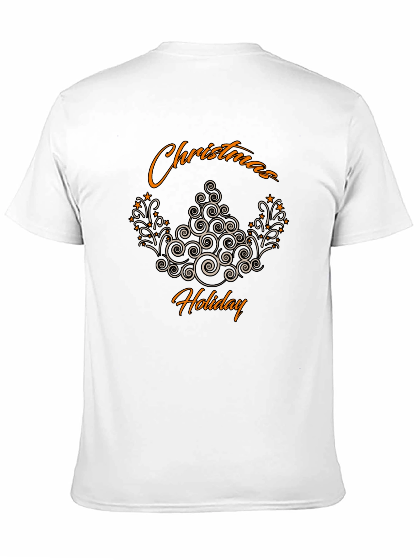 Christmas Holiday Black T-Shirt