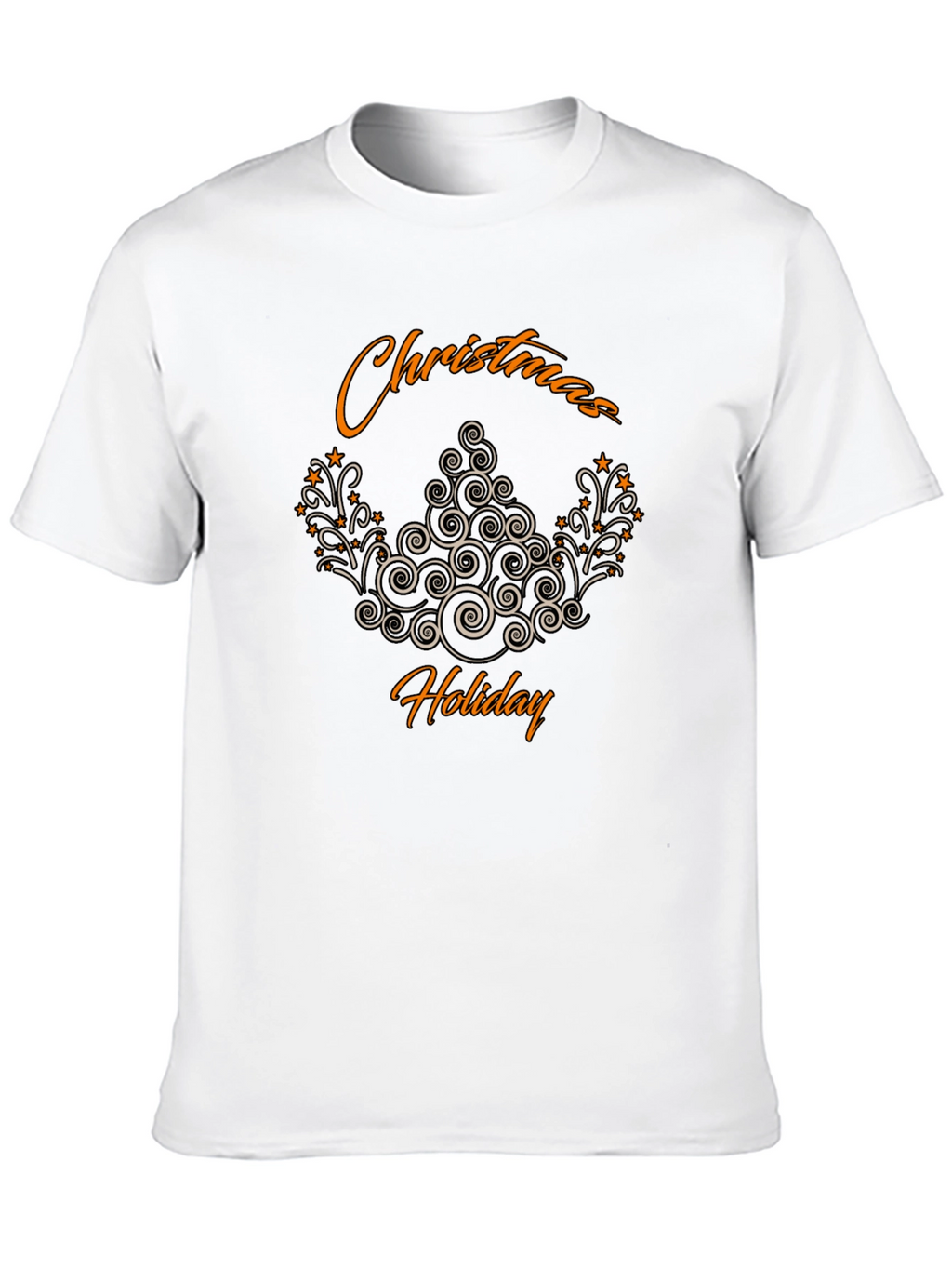 Christmas Holiday Black T-Shirt