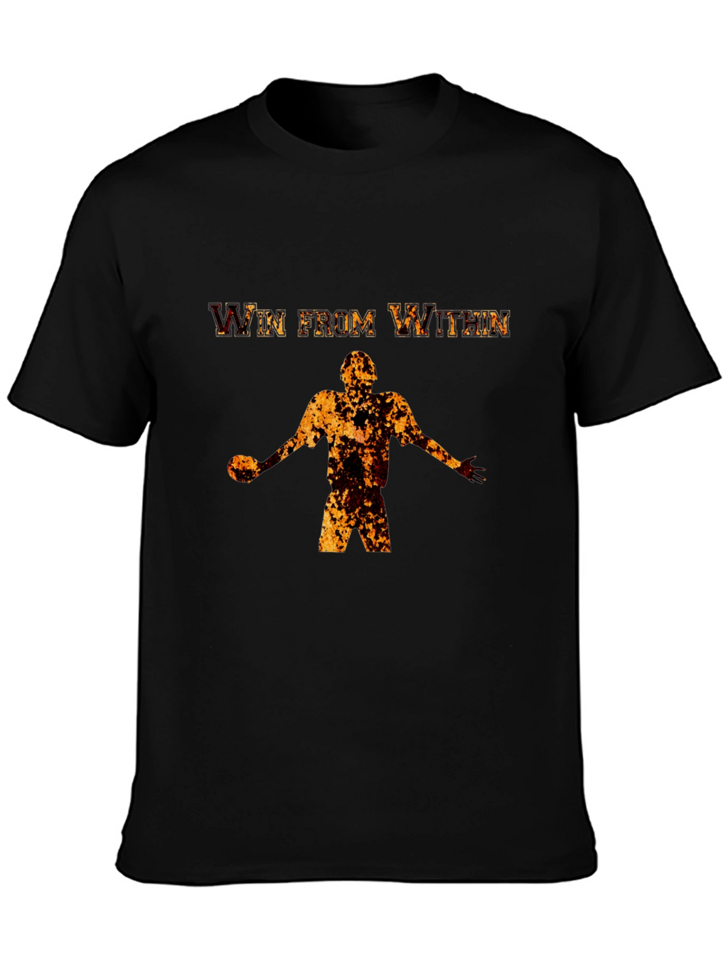 Win From Within Black Graphic Tee