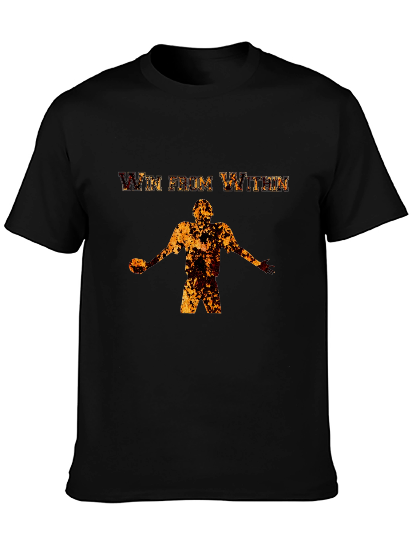 Win From Within Black Graphic Tee