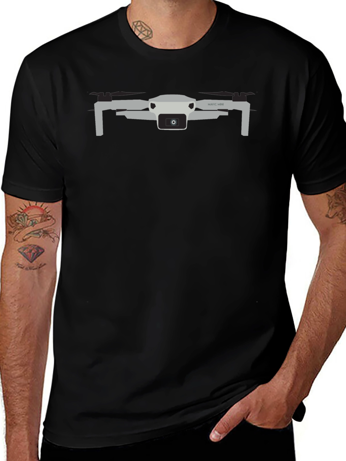 Drone Graphic Tee - Cool and Stylish