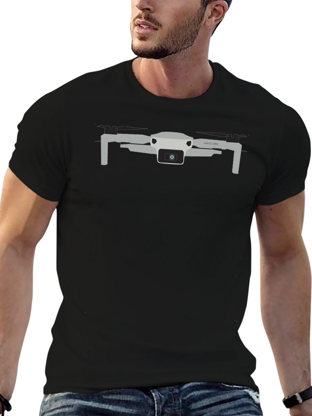 Drone Graphic Tee - Cool and Stylish