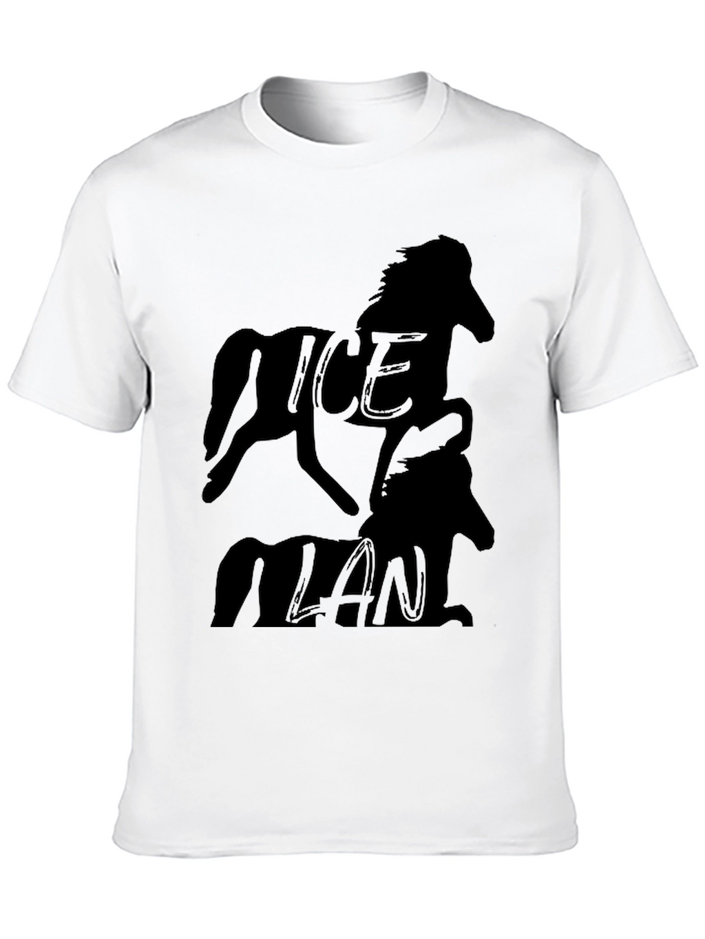 Ice Man Black Graphic Tee