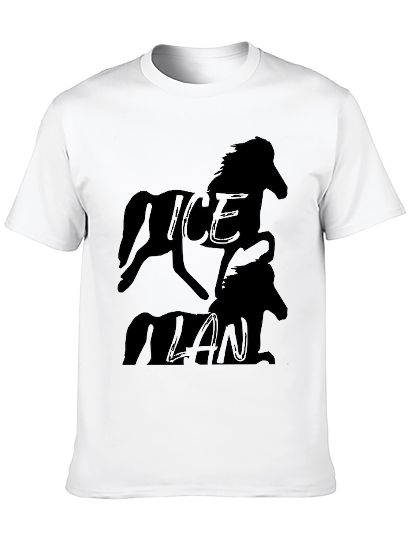 Ice Man Black Graphic Tee