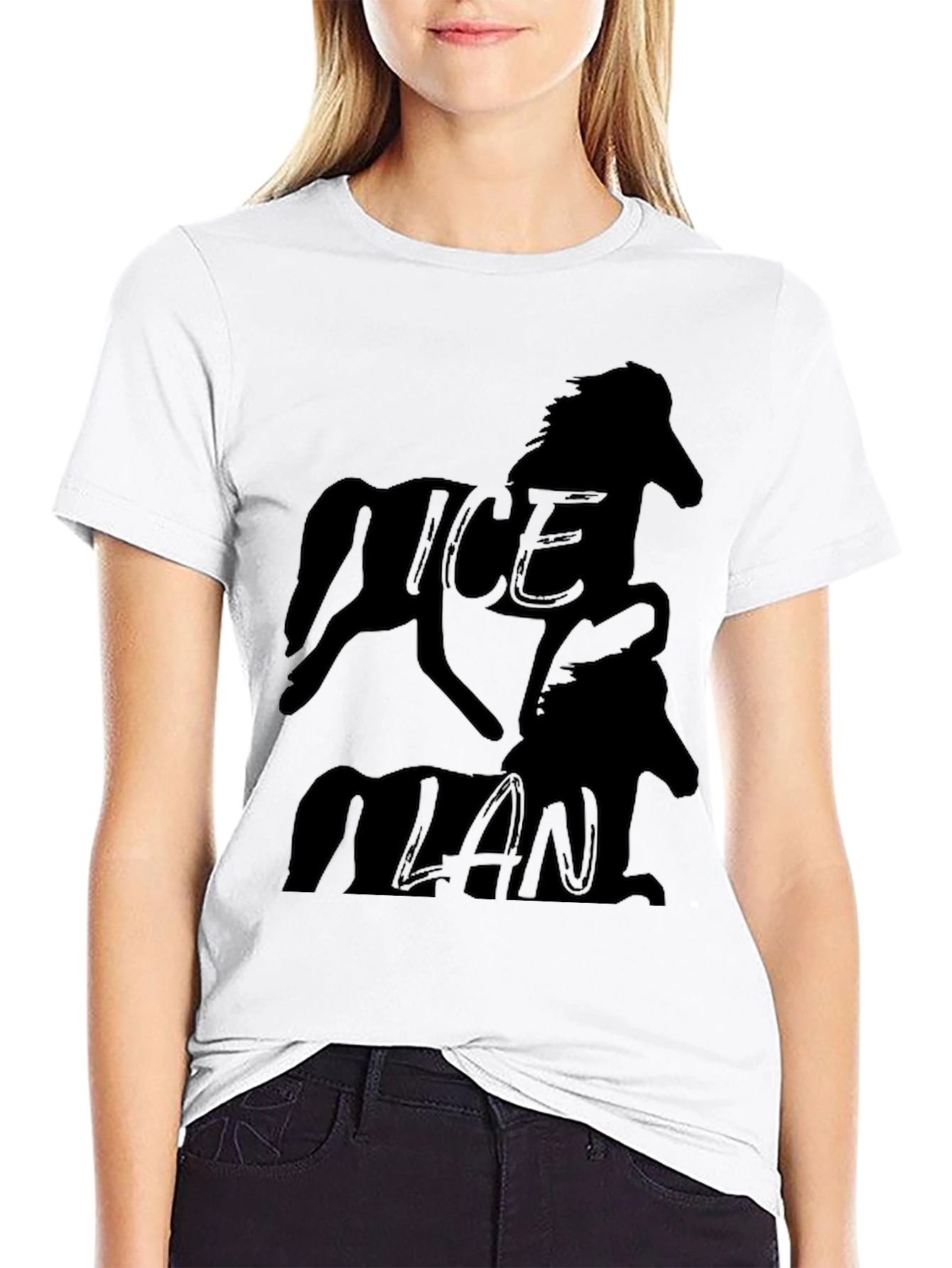 Ice Man Black Graphic Tee