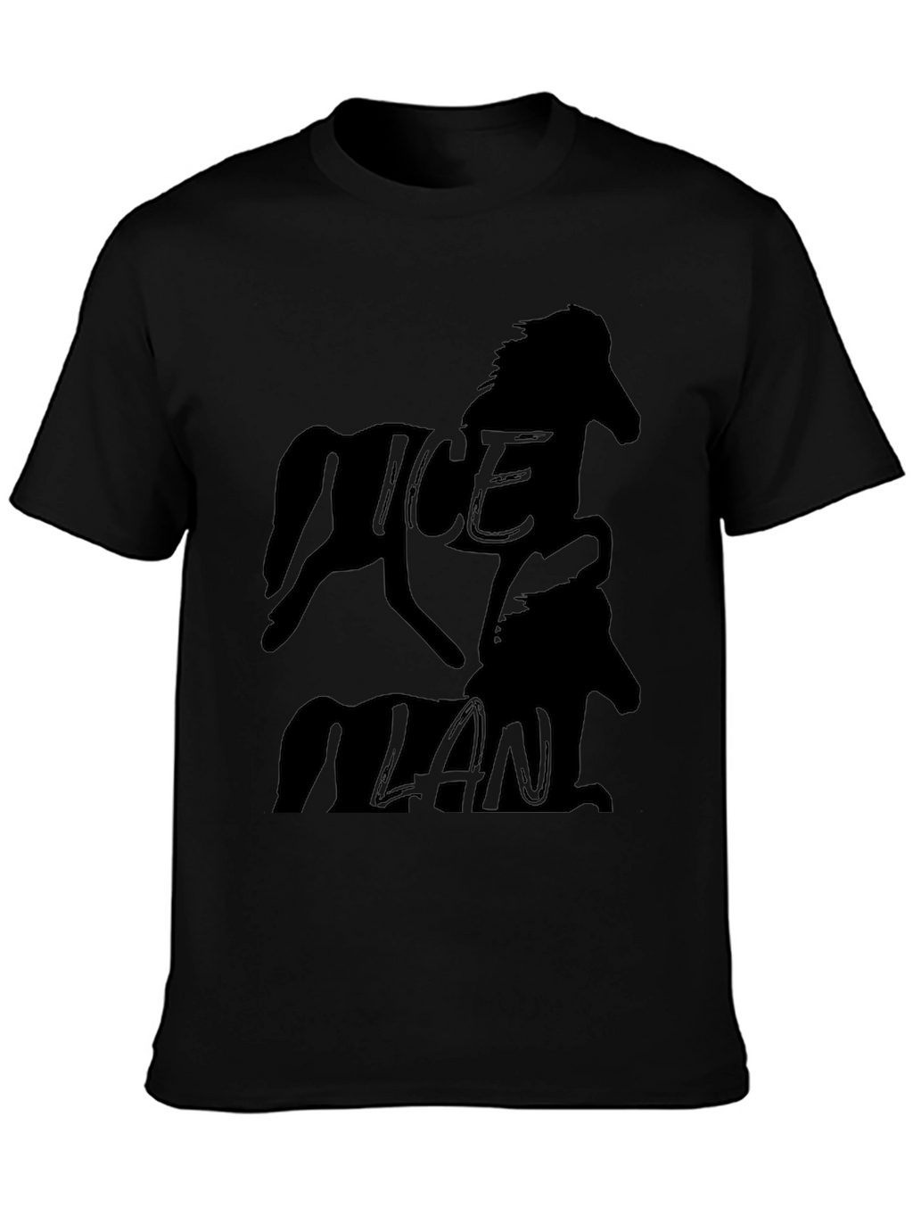 Ice Man Black Graphic Tee