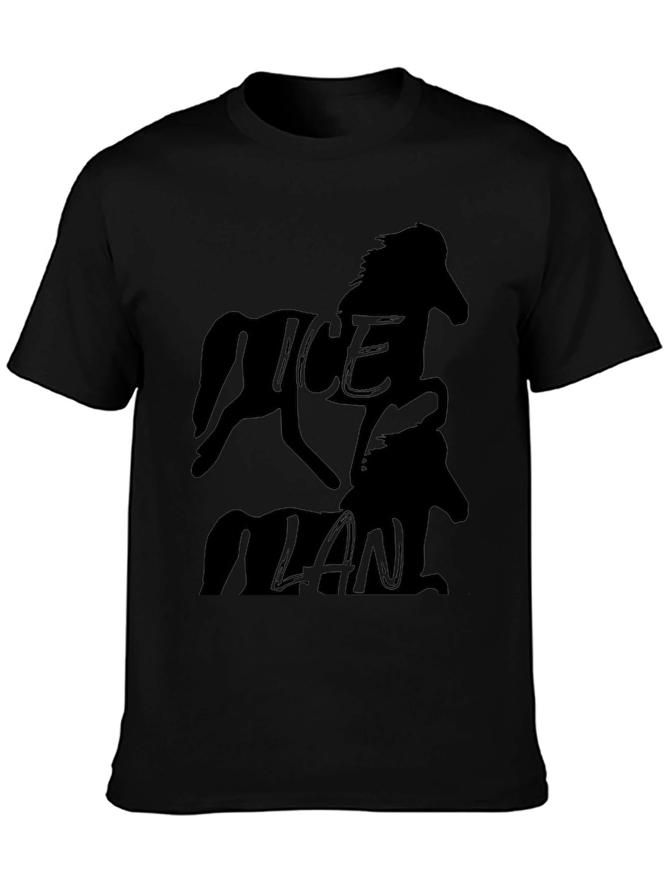 Ice Man Black Graphic Tee