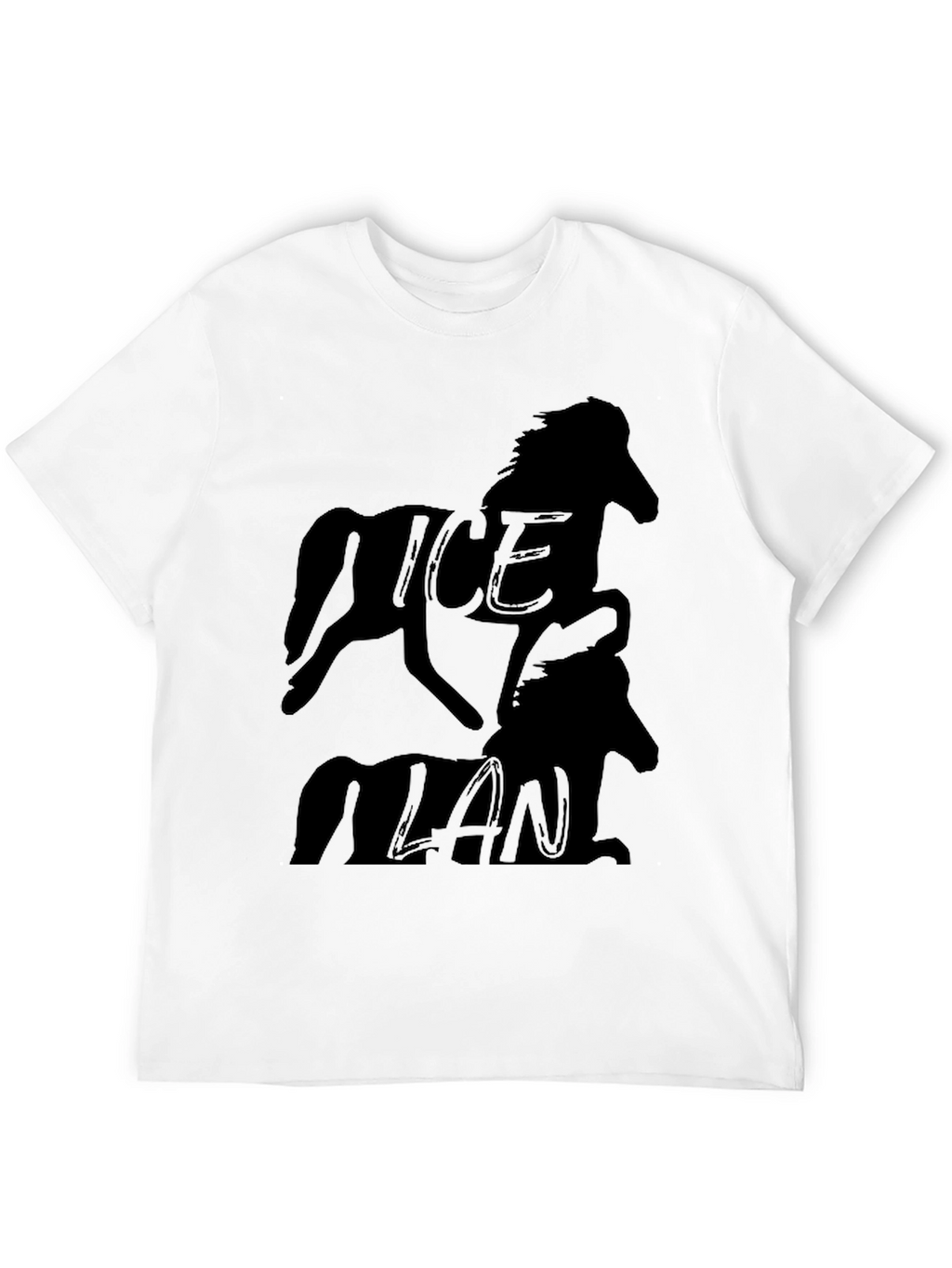 Ice Man Black Graphic Tee
