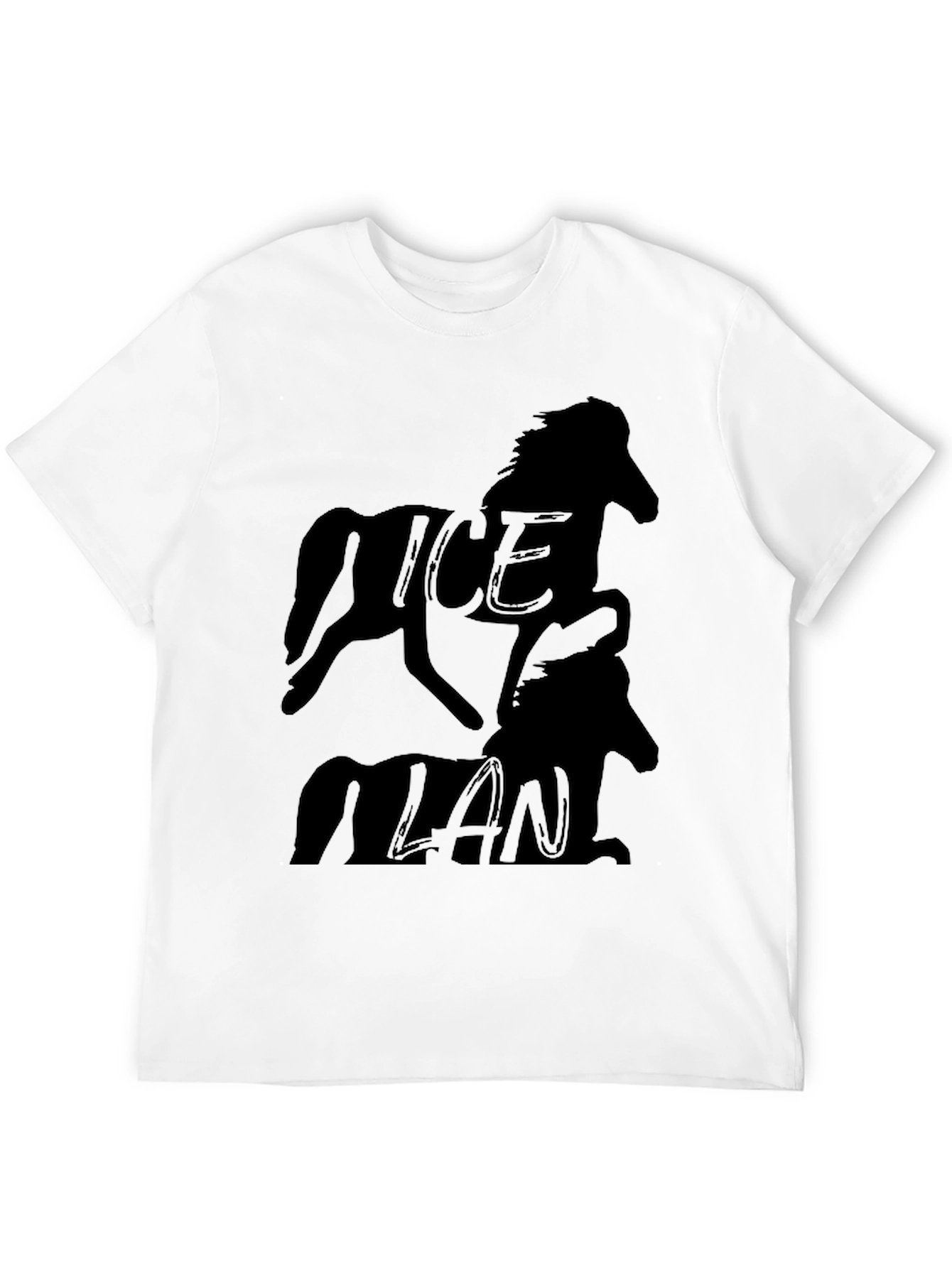 Ice Man Black Graphic Tee