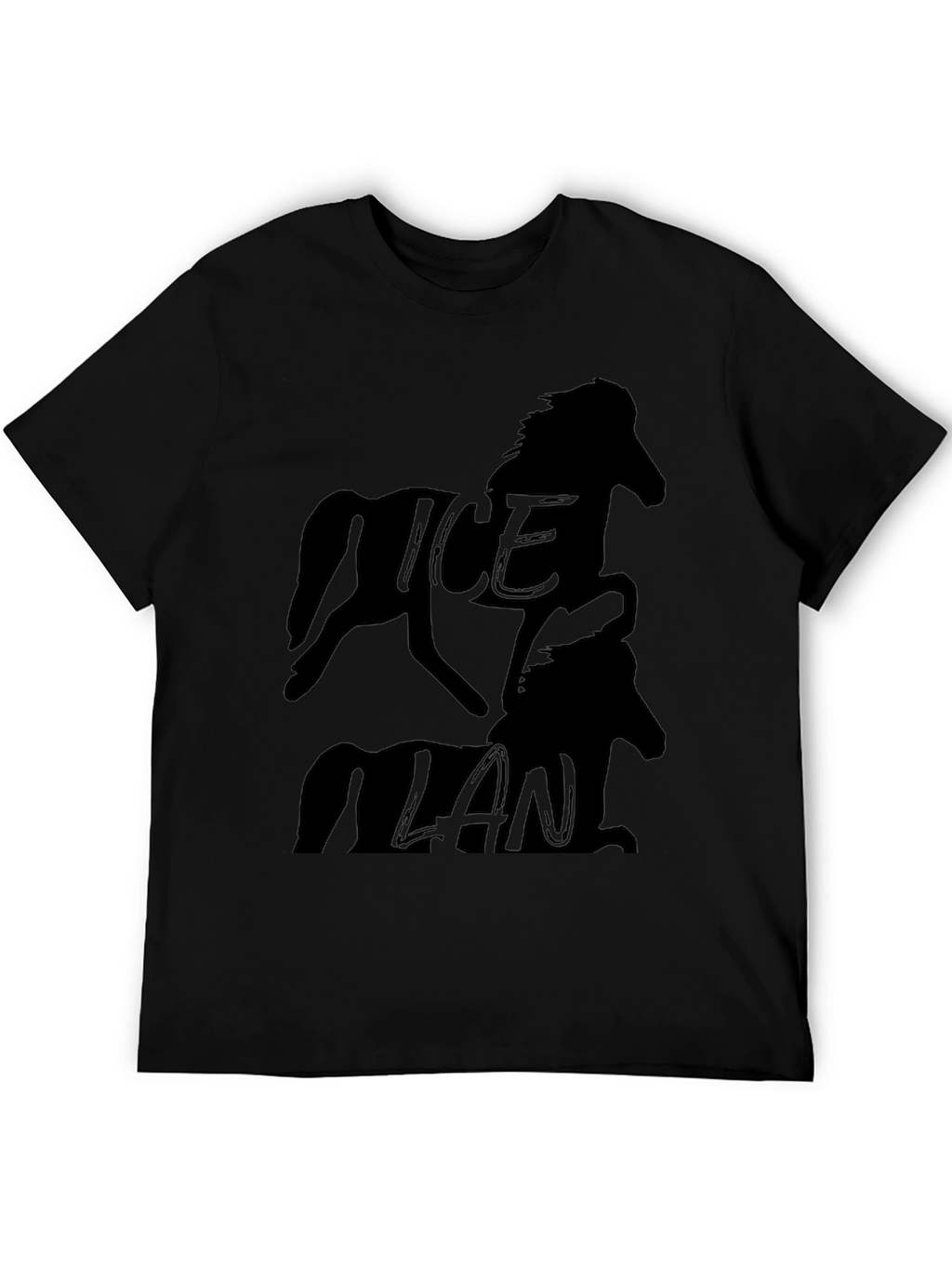 Ice Man Black Graphic Tee