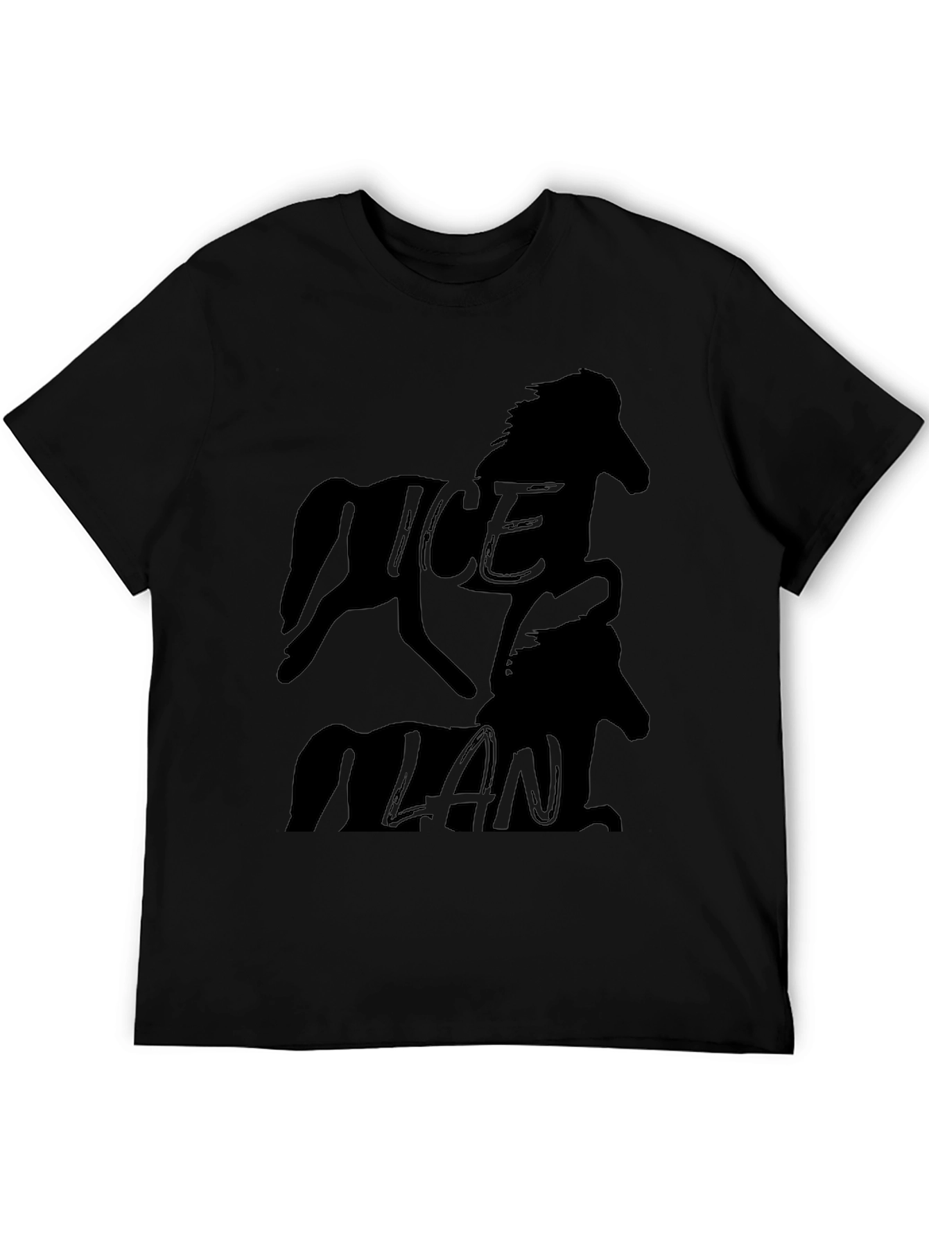 Ice Man Black Graphic Tee