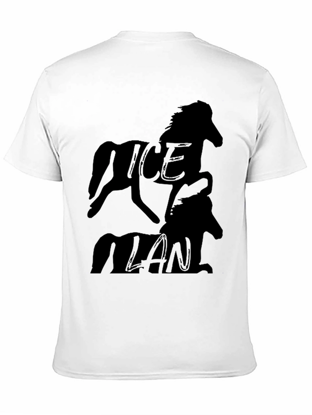 Ice Man Black Graphic Tee