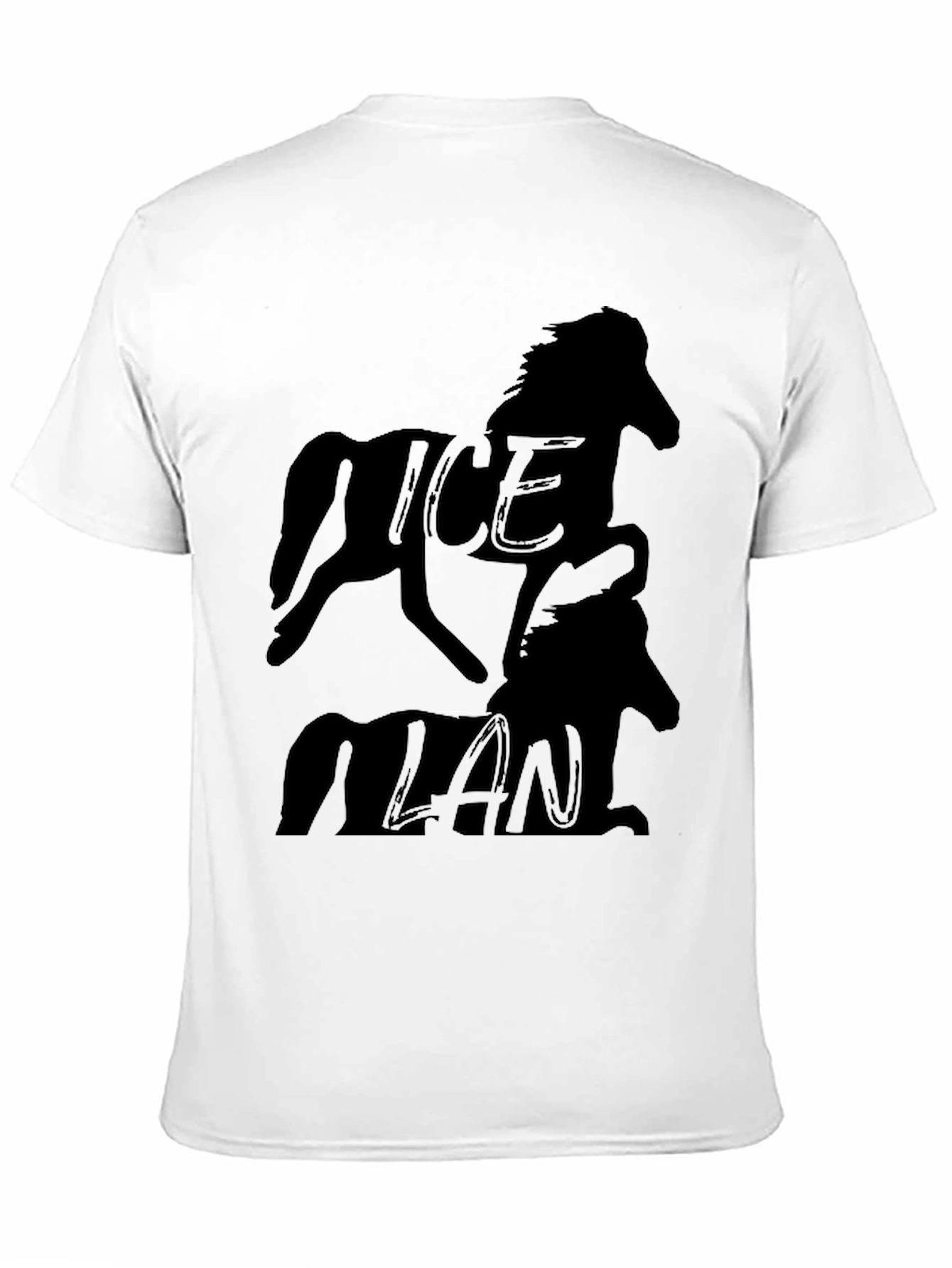 Ice Man Black Graphic Tee
