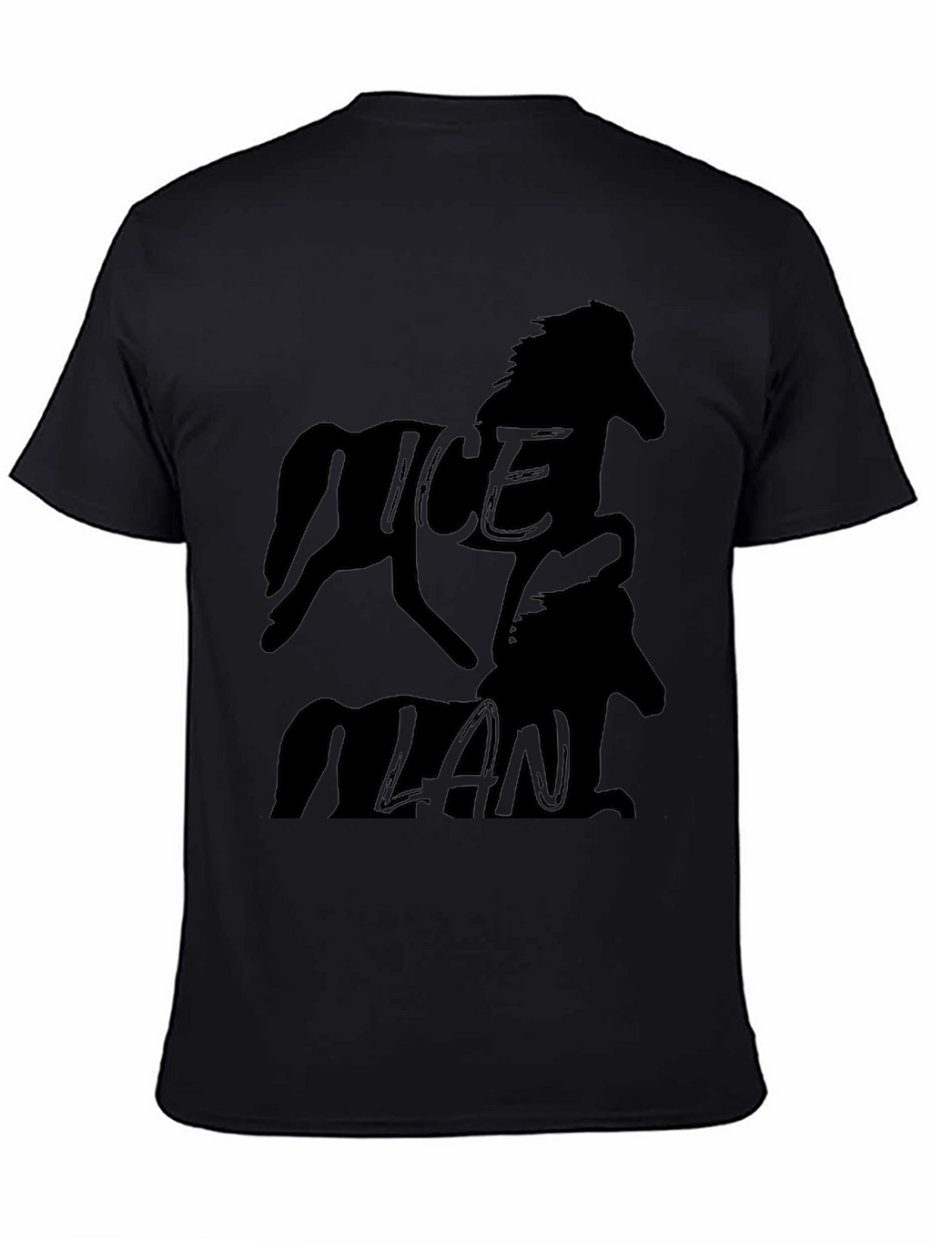 Ice Man Black Graphic Tee