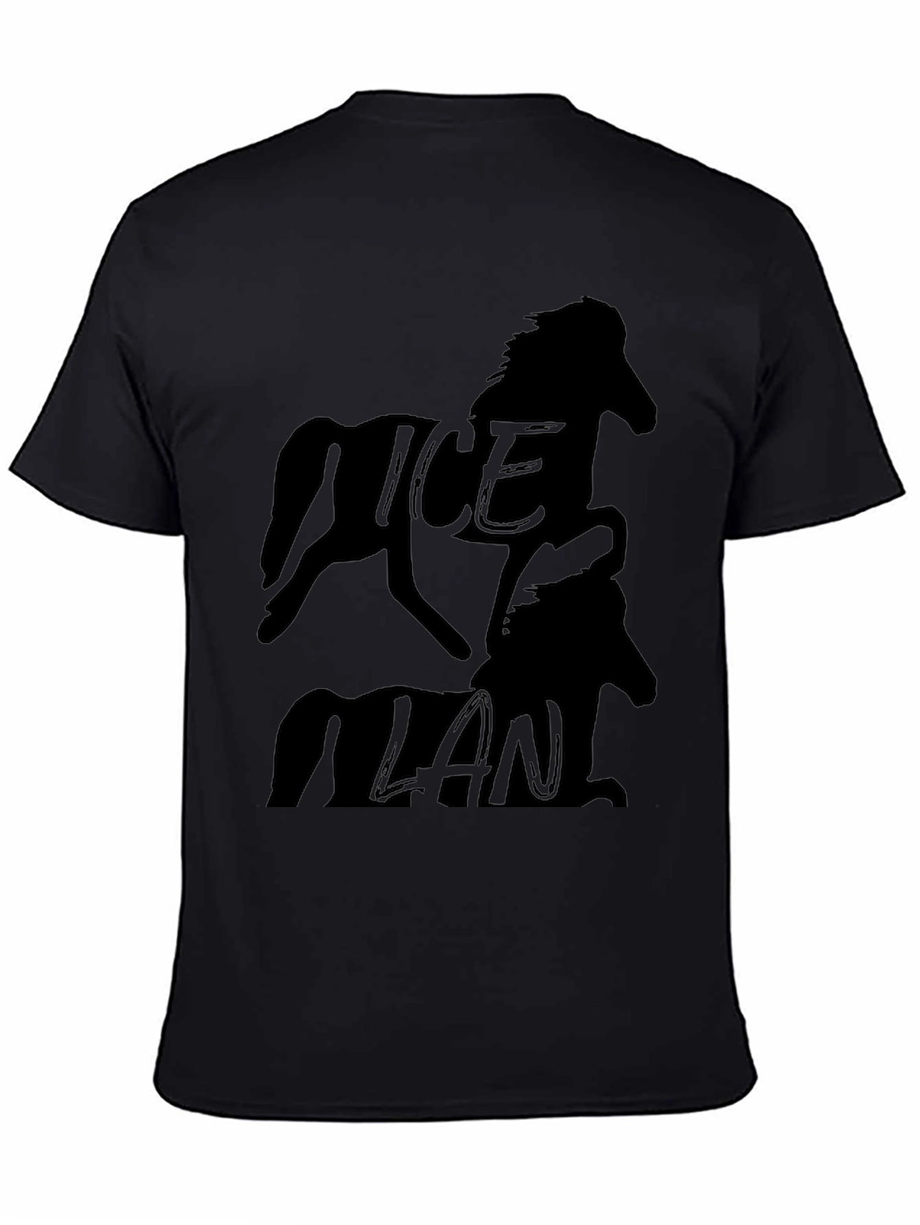 Ice Man Black Graphic Tee