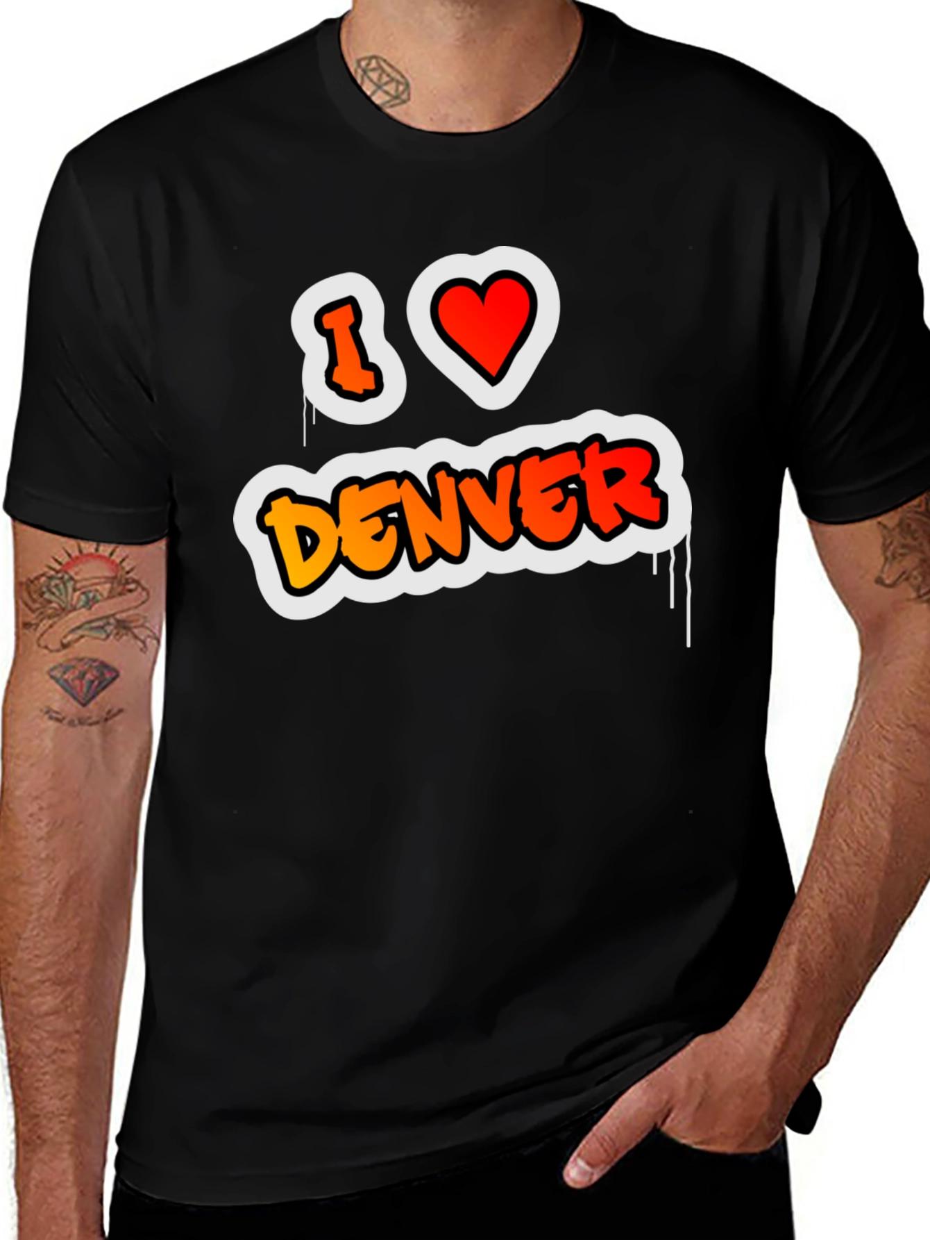 I Love Denver Graphic T-Shirt