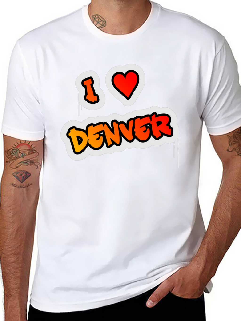 I Love Denver Graphic T-Shirt