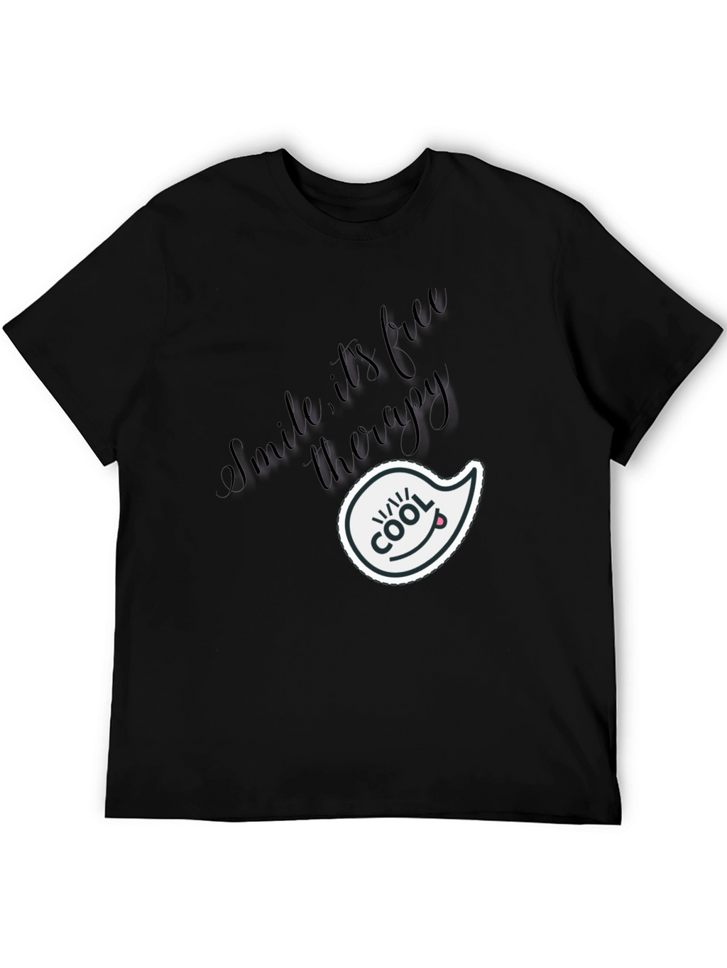 Cool Smile Therapy Black T-Shirt