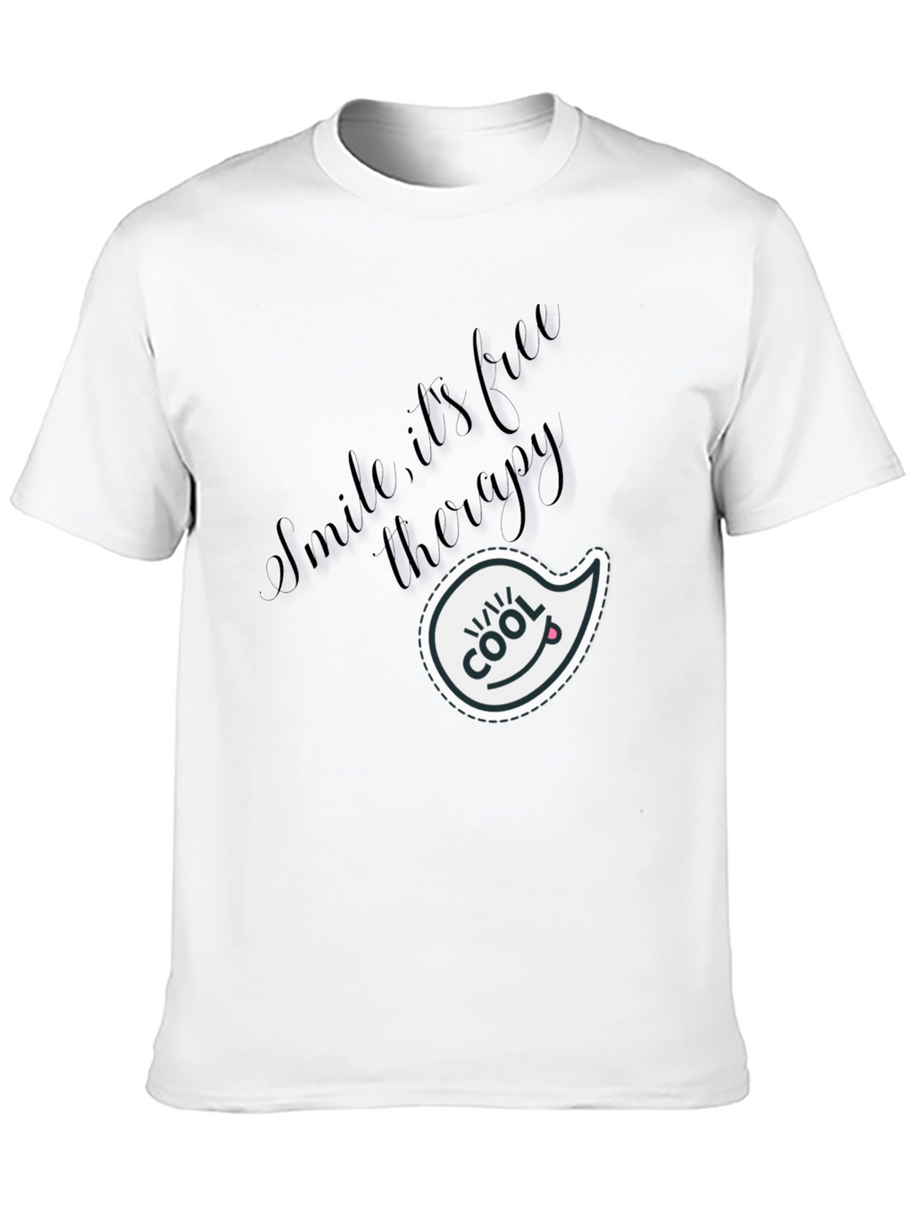 Cool Smile Therapy Black T-Shirt