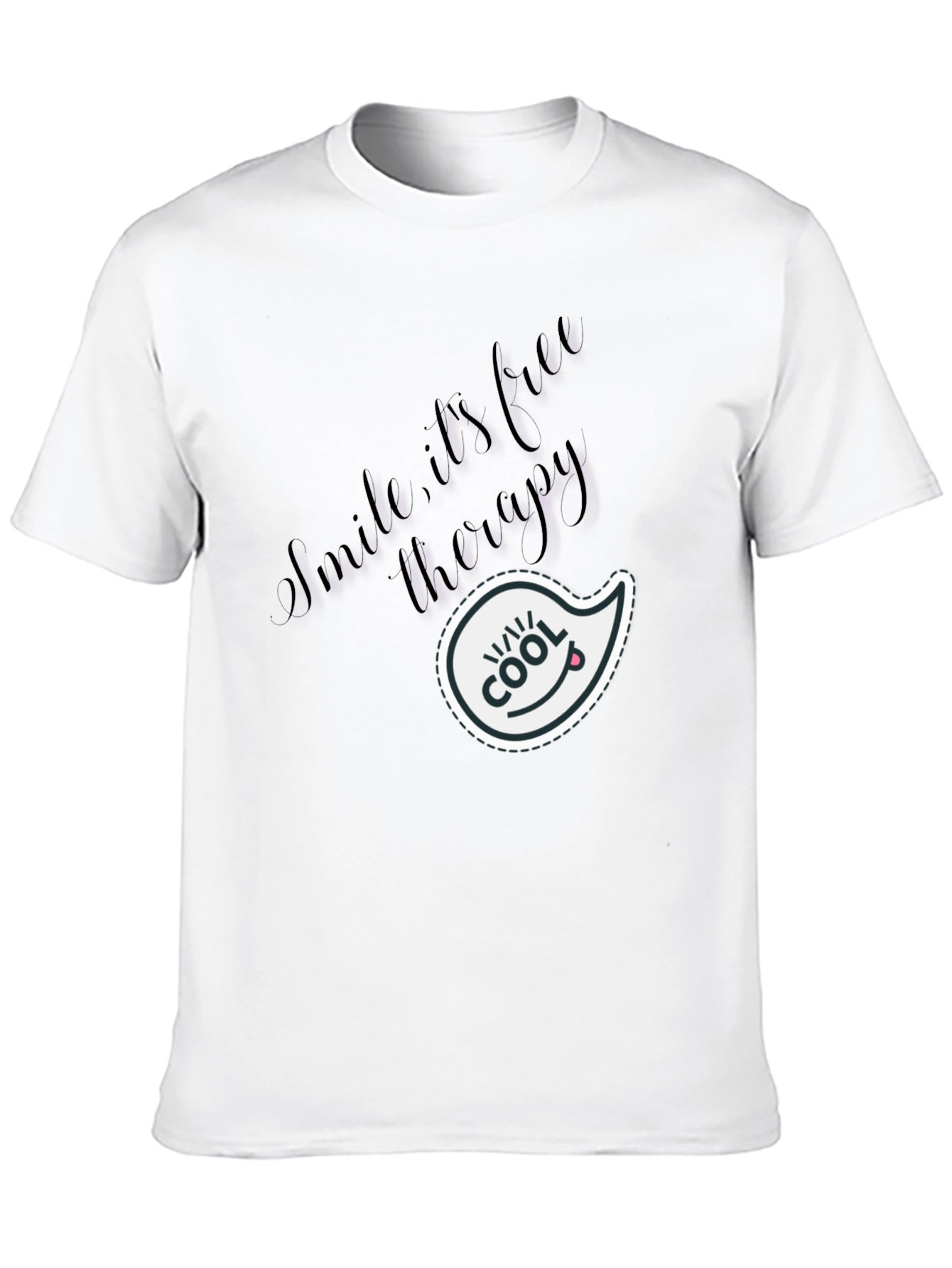 Cool Smile Therapy Black T-Shirt