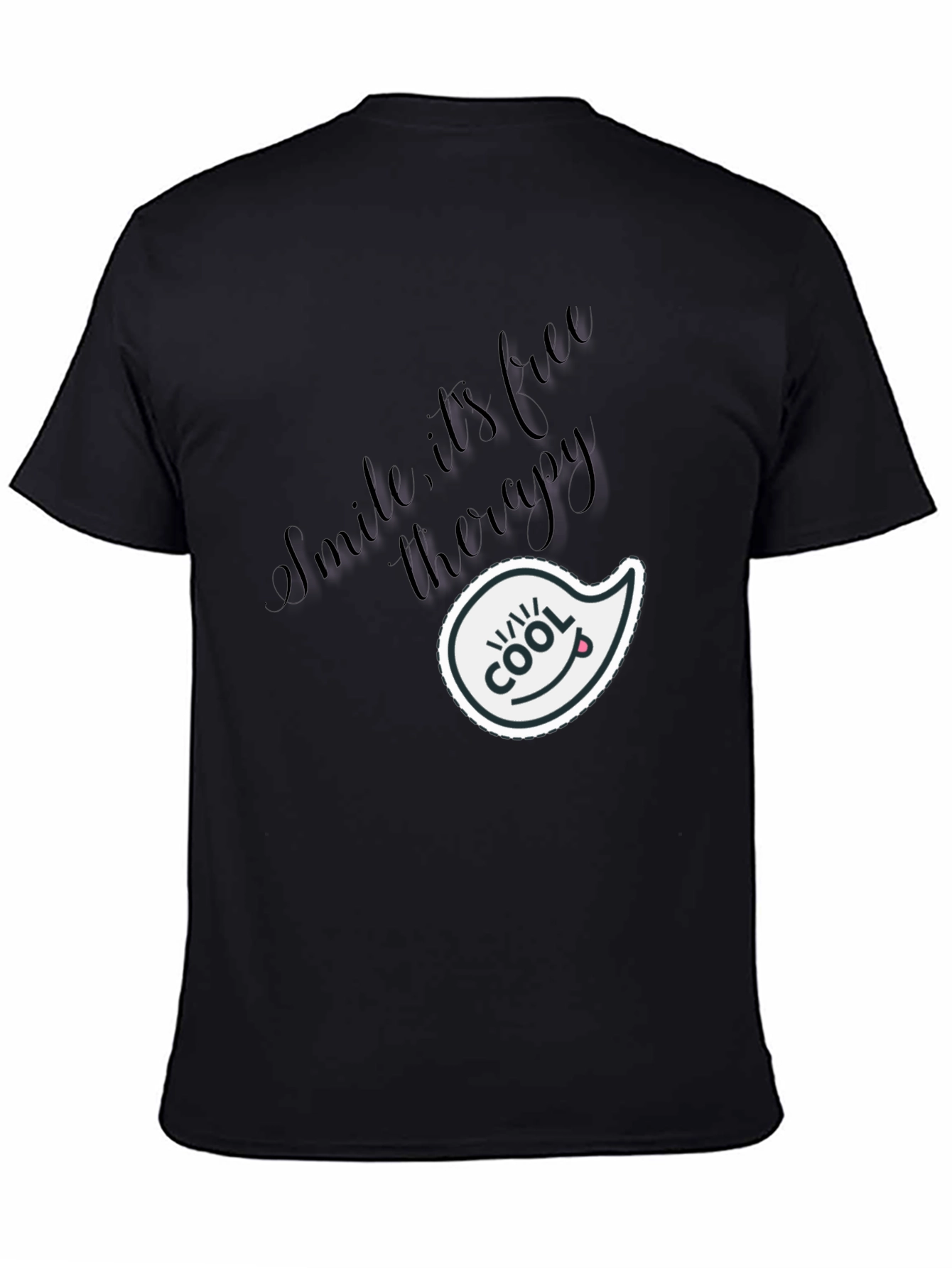 Cool Smile Therapy Black T-Shirt