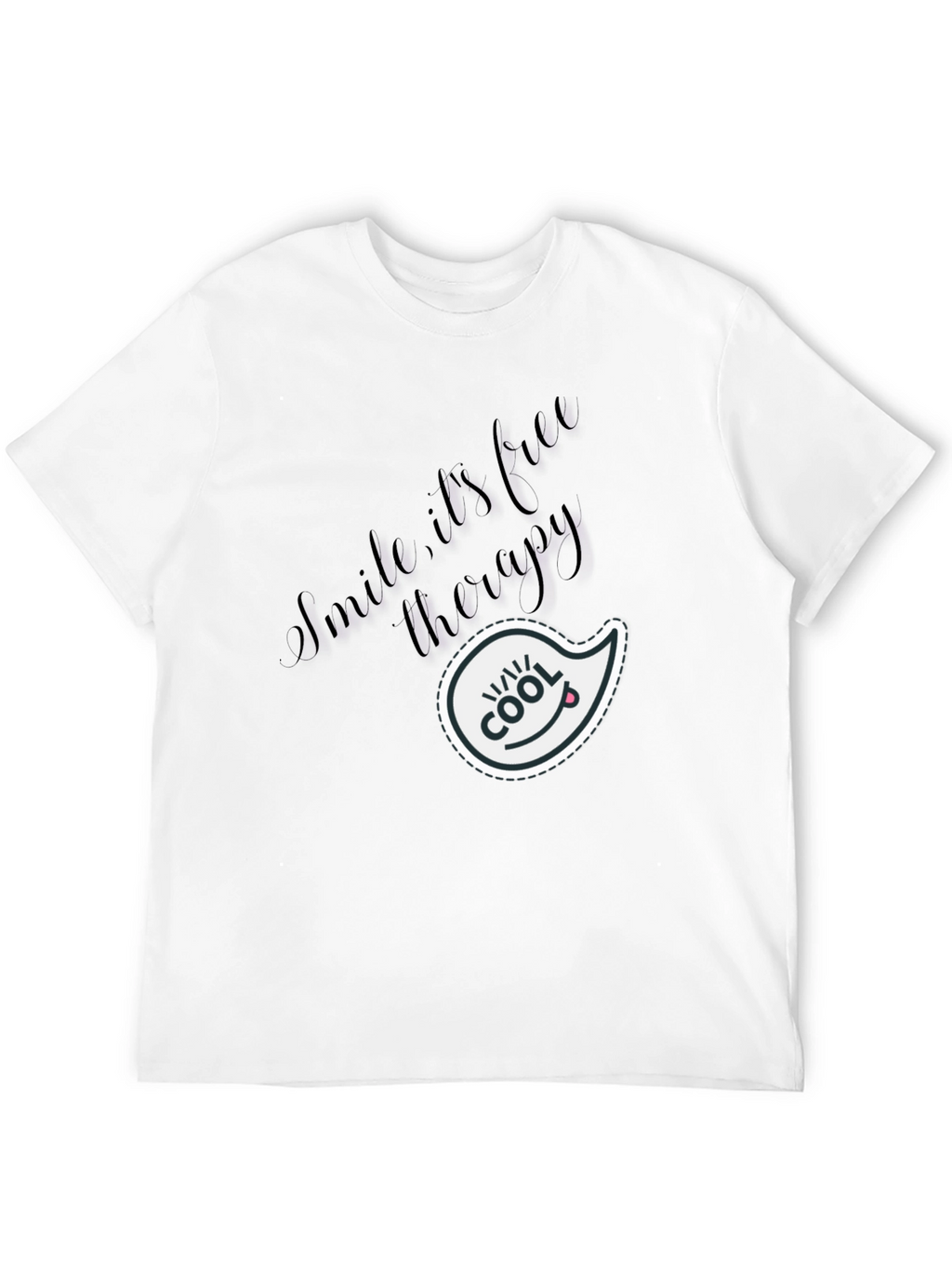 Cool Smile Therapy Black T-Shirt