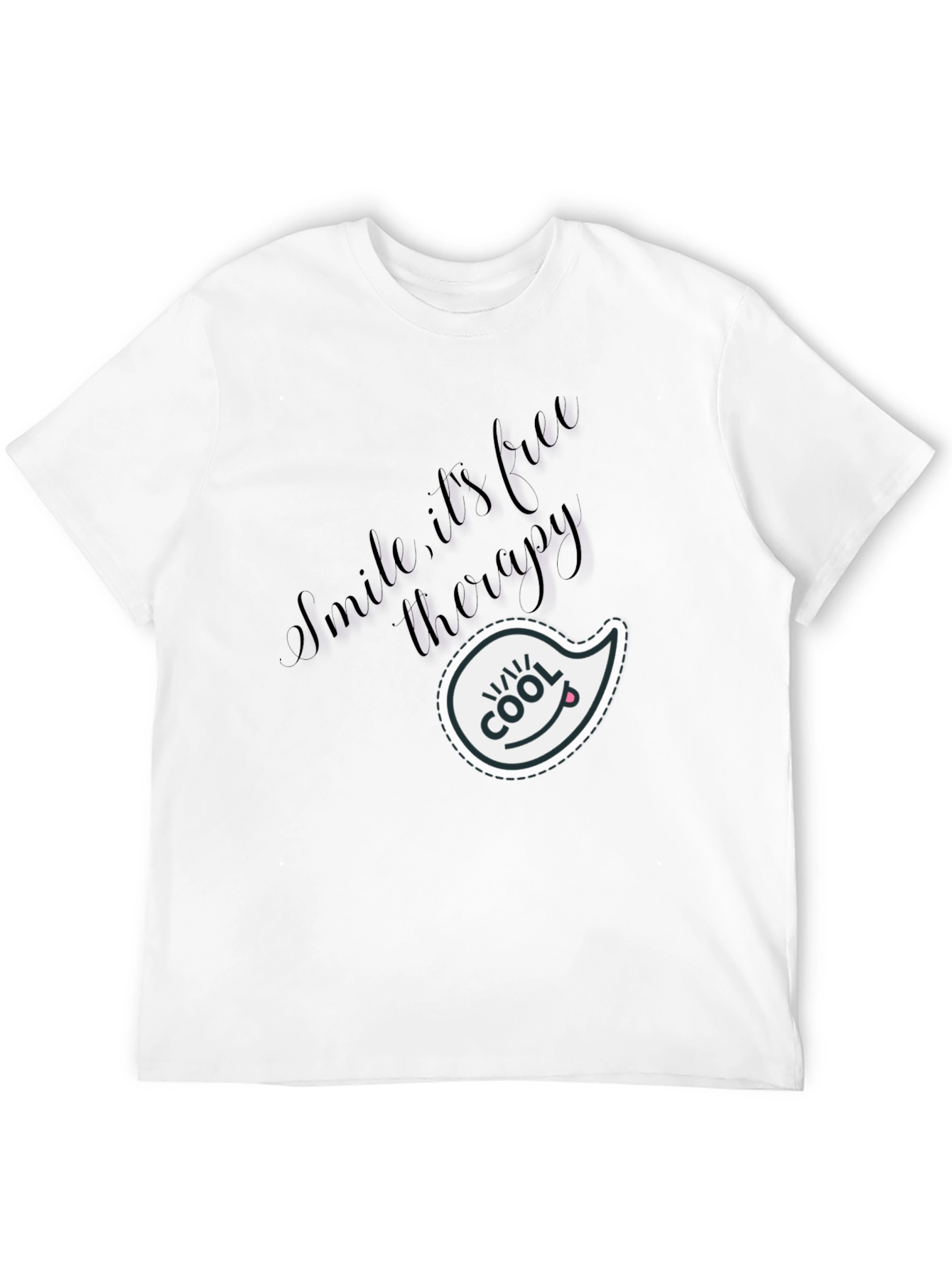 Cool Smile Therapy Black T-Shirt