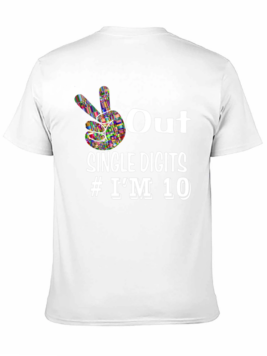 Out Single Digits #IM 10 Black Graphic Tee
