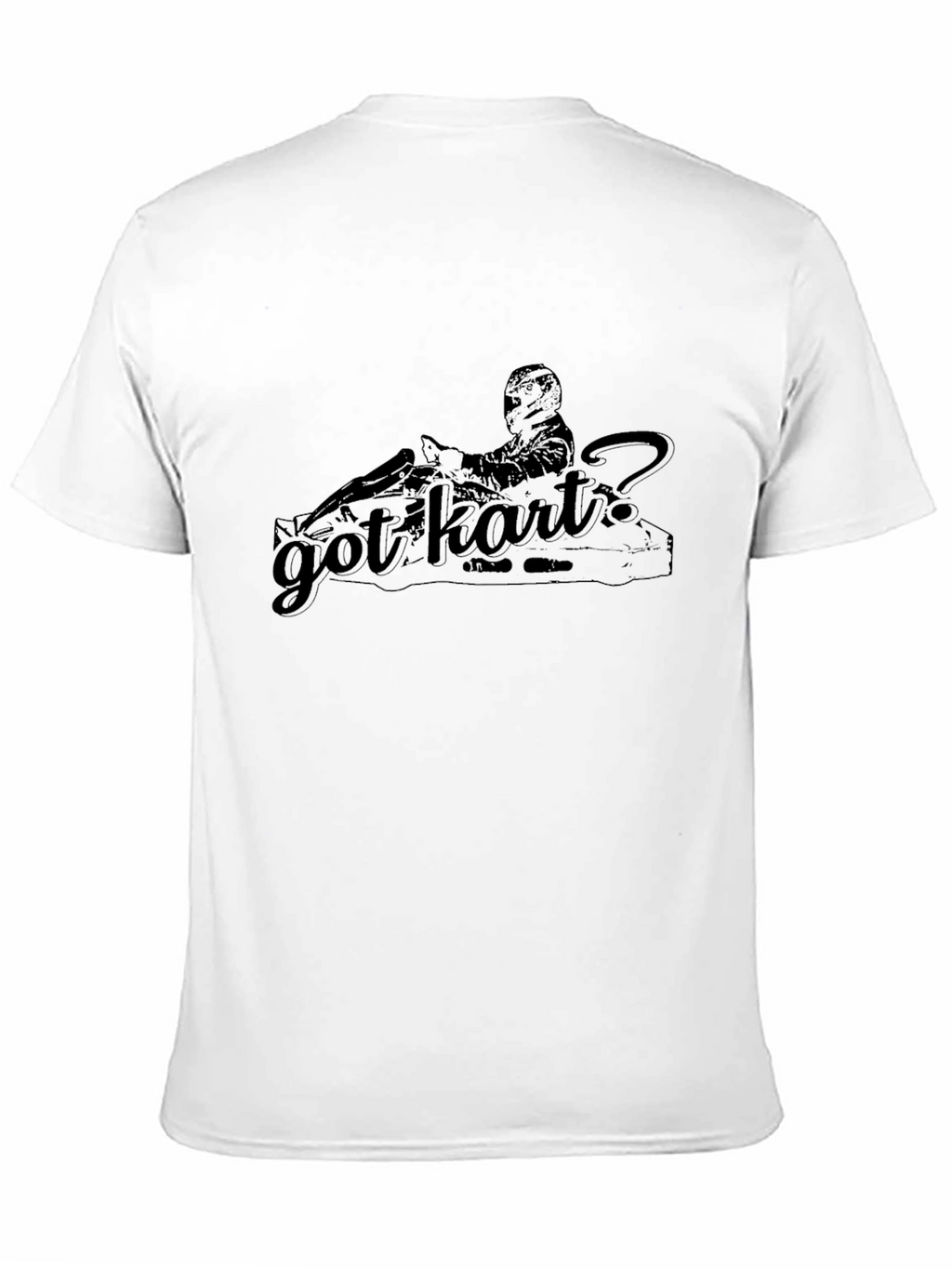 Got Kart? Black Graphic Tee - Racing Kart Design