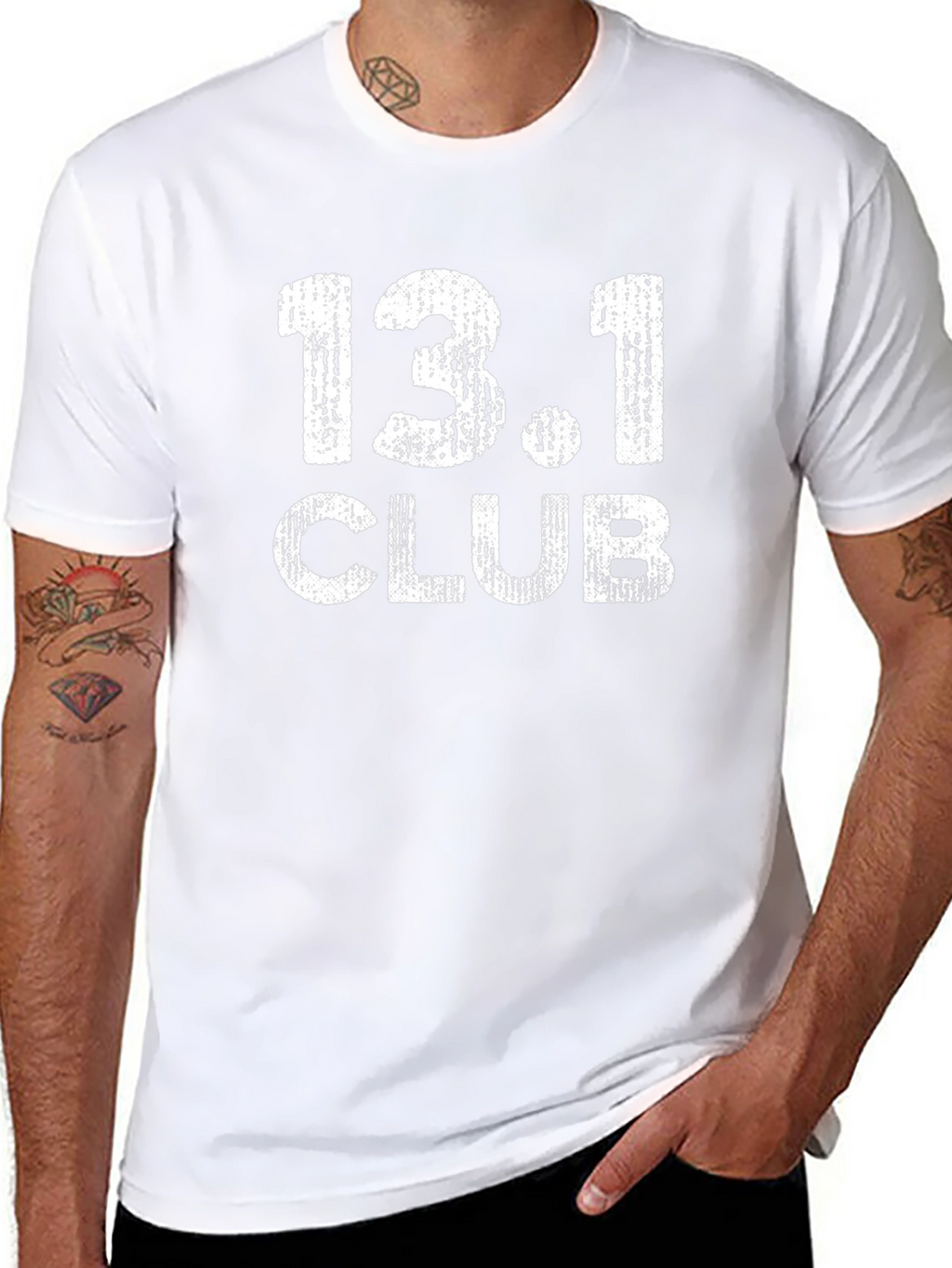 13.1 Club Black T-Shirt - Half Marathon Running