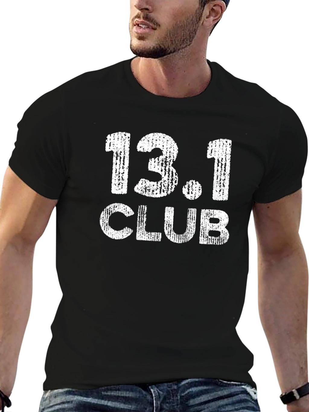 13.1 Club Black T-Shirt - Half Marathon Running