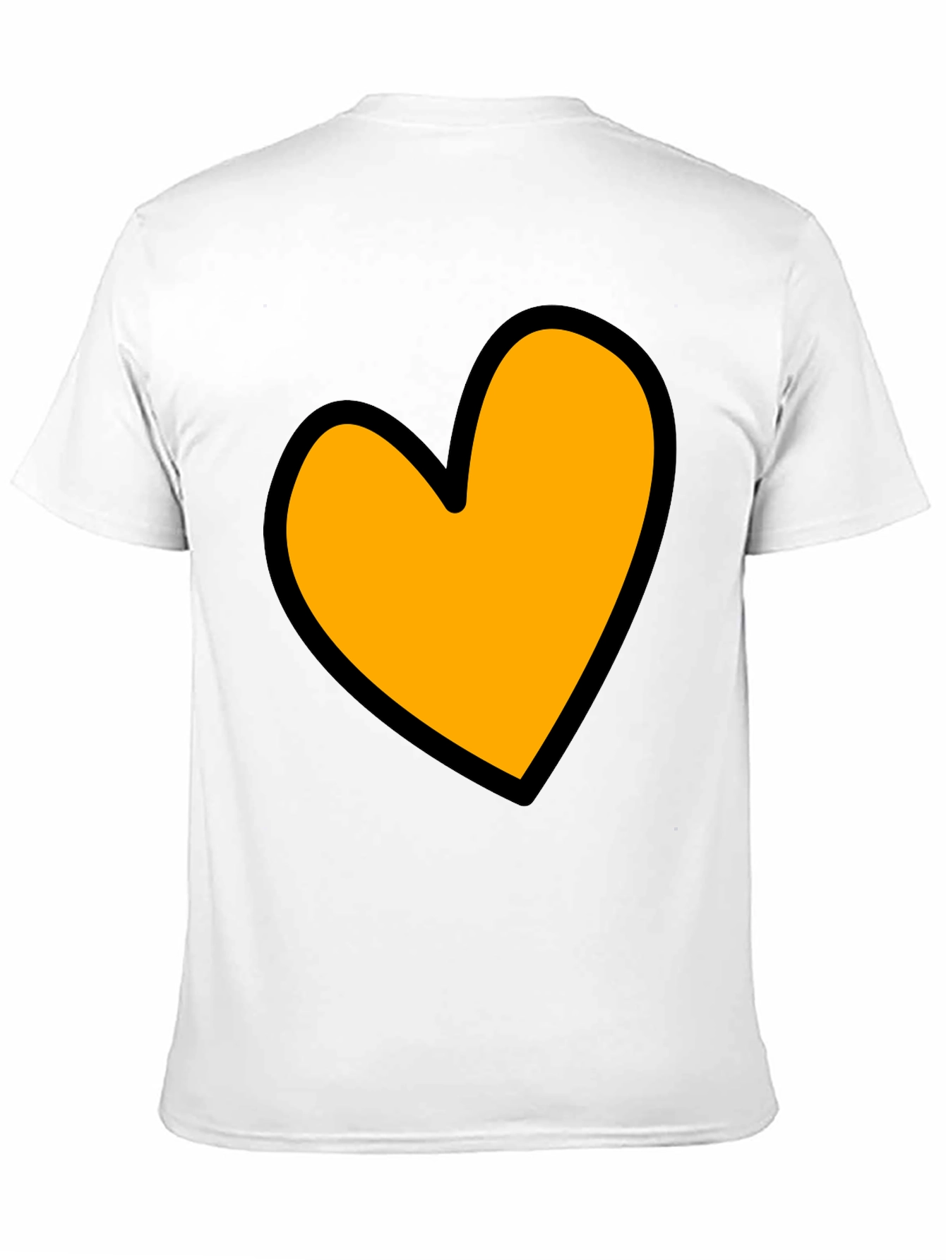 Heart Graphic Black T-Shirt
