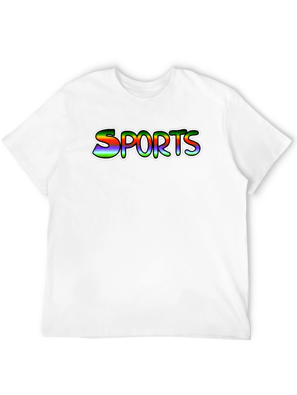 Mens Black Sports Graphic T-Shirt