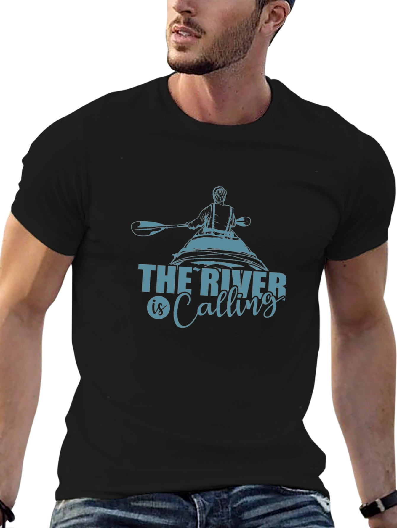 The River is Calling Graphic Tee