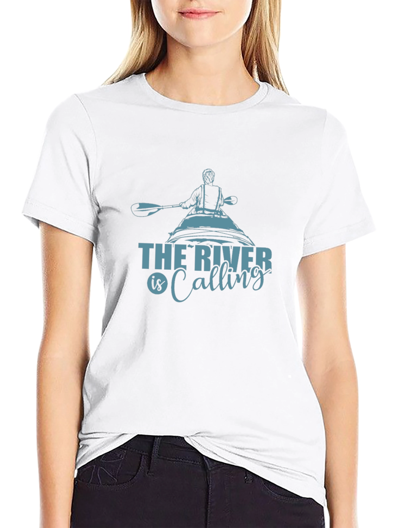 The River is Calling Graphic Tee